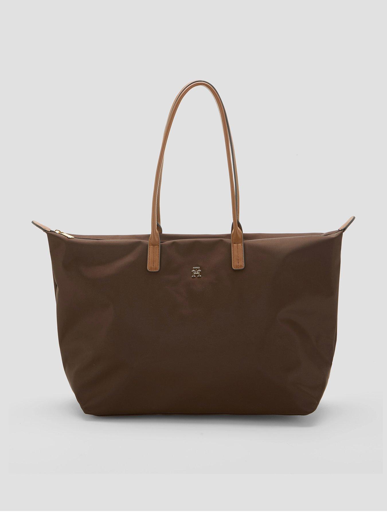 Tommy Hilfiger TH Monogram Tote Bag - Fondant Brown