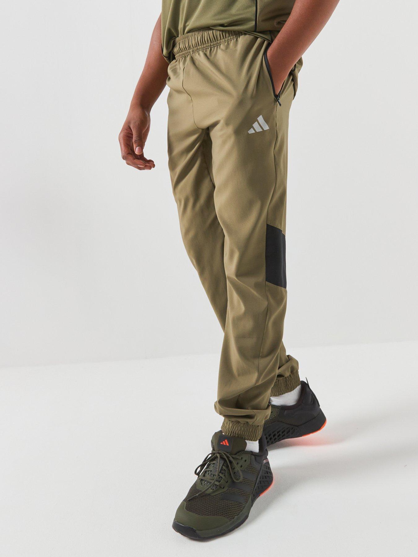 adidas Junior Boys Tech Apparel Trousers - Green