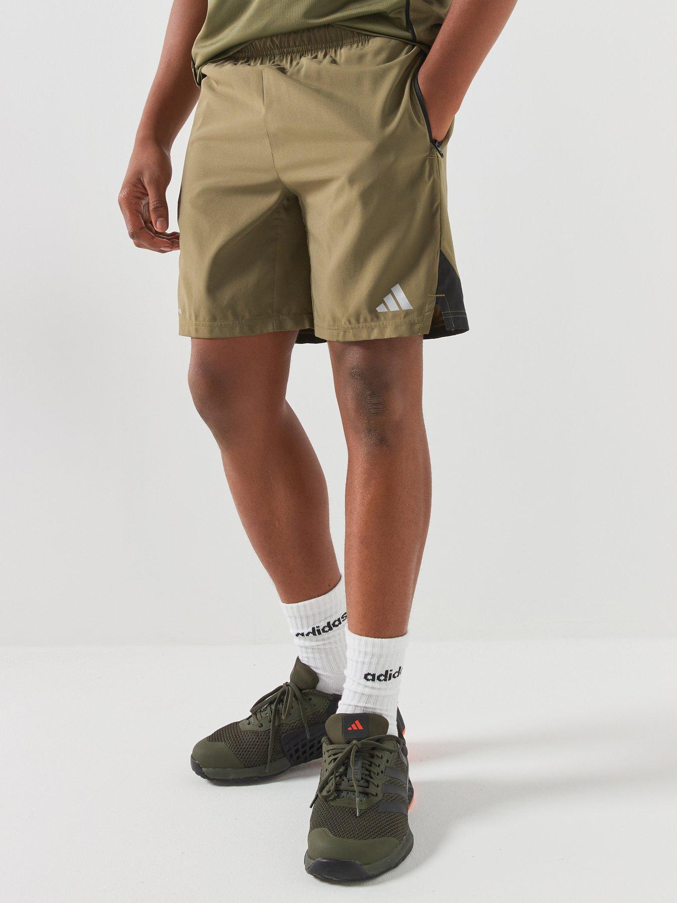 Image 1 of 5 of adidas Junior Boys Tech Apparel Shorts - Green