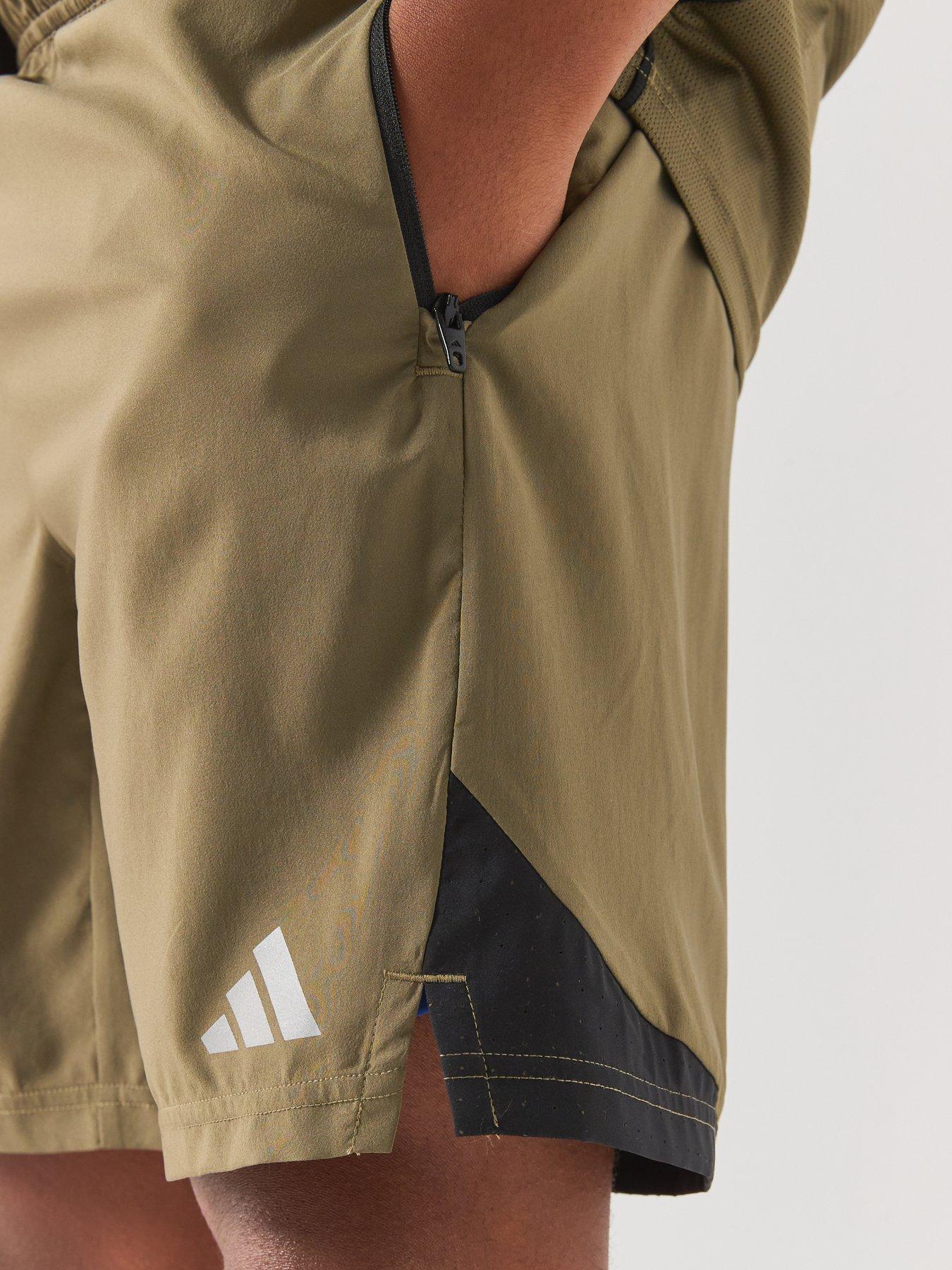 Image 4 of 5 of adidas Junior Boys Tech Apparel Shorts - Green