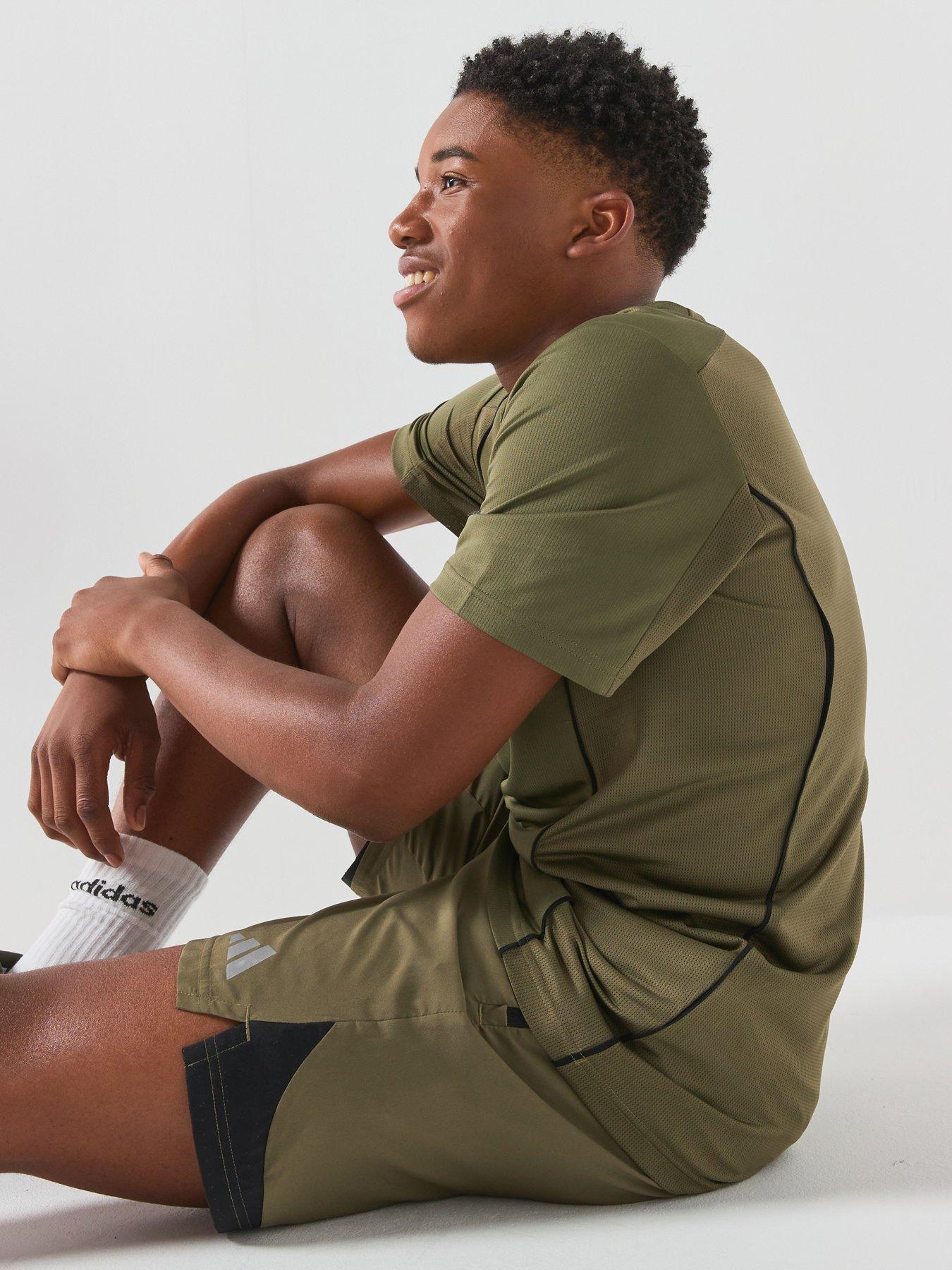 Image 5 of 5 of adidas Junior Boys Tech Apparel Shorts - Green