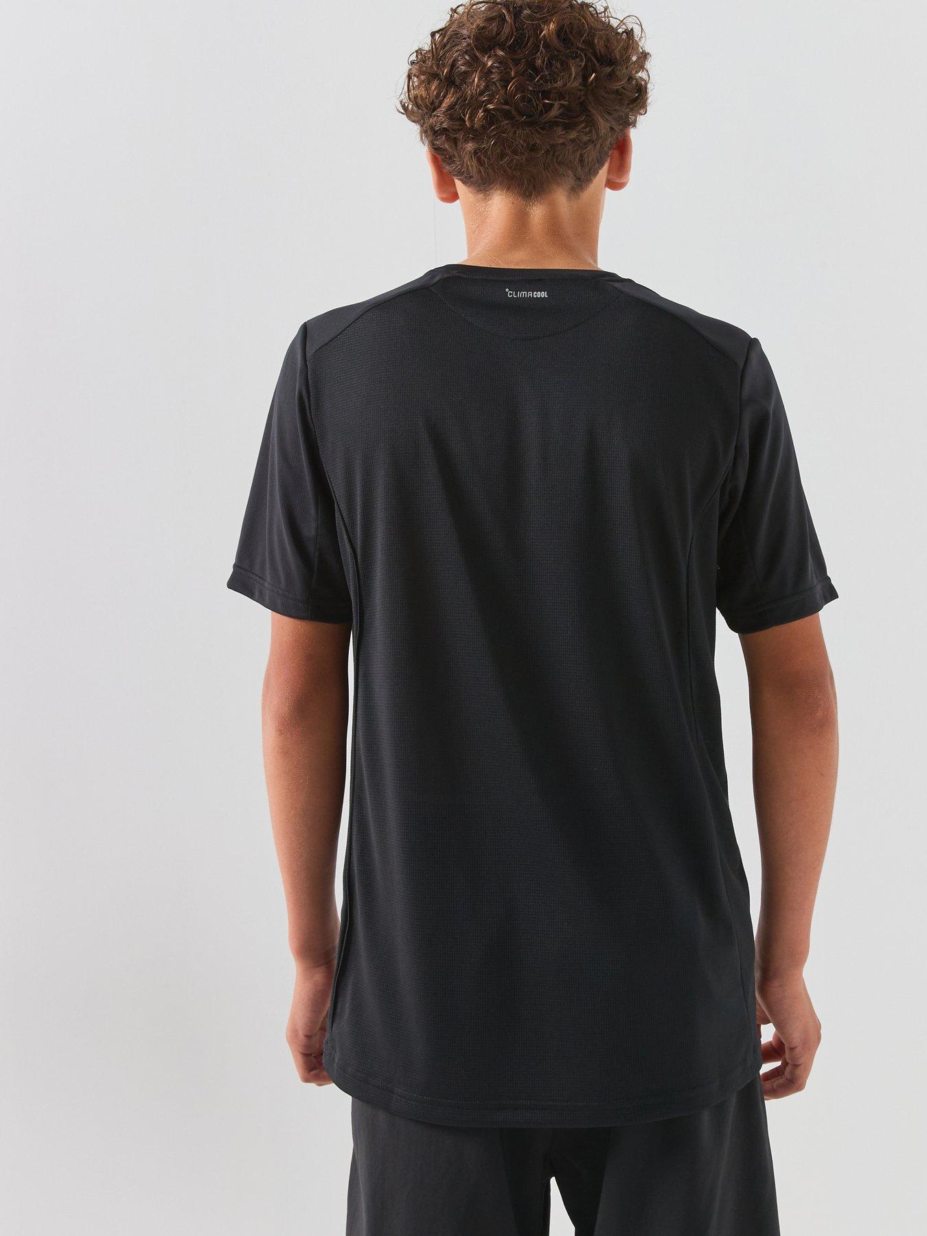 Image 2 of 6 of adidas Junior Boys Tech Apparel T-Shirt - Black