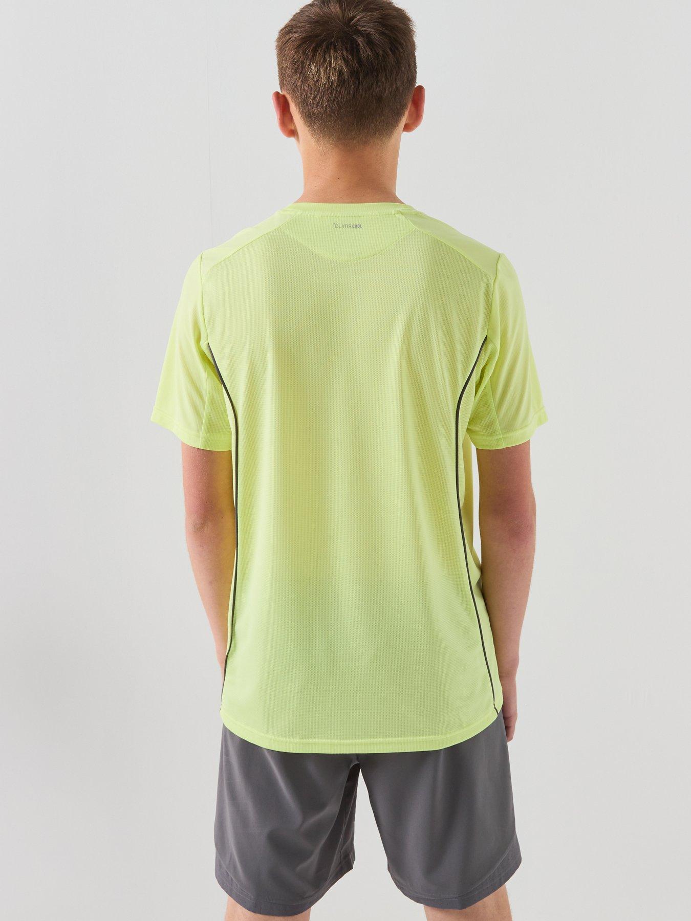 Image 2 of 6 of adidas Junior Boys Tech Apparel T-shirt - Yellow