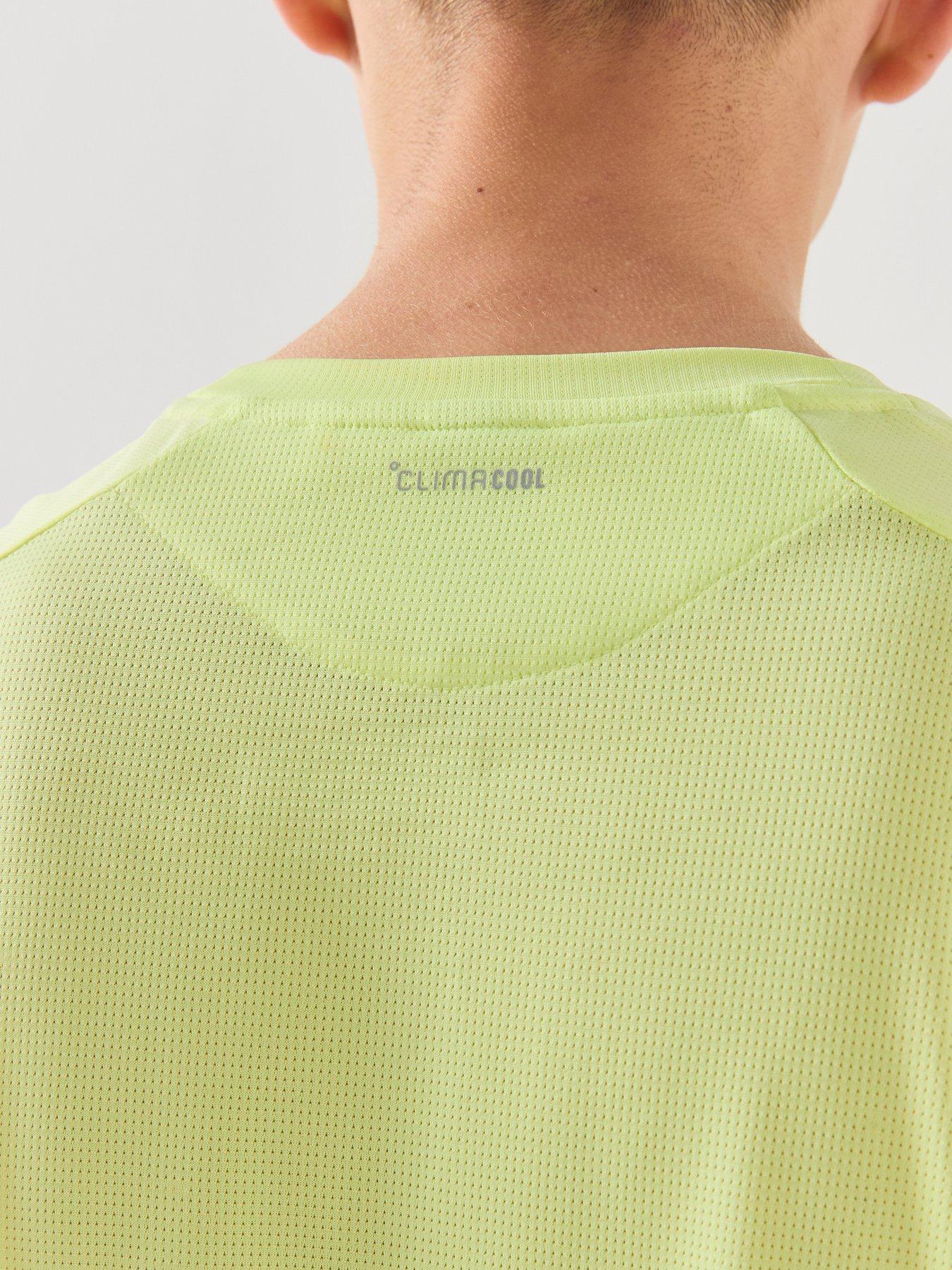Image 5 of 6 of adidas Junior Boys Tech Apparel T-shirt - Yellow