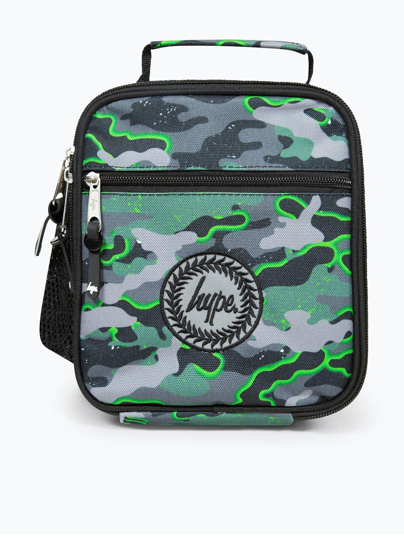 Hype Unisex Glow Camo Lunch Box - Green