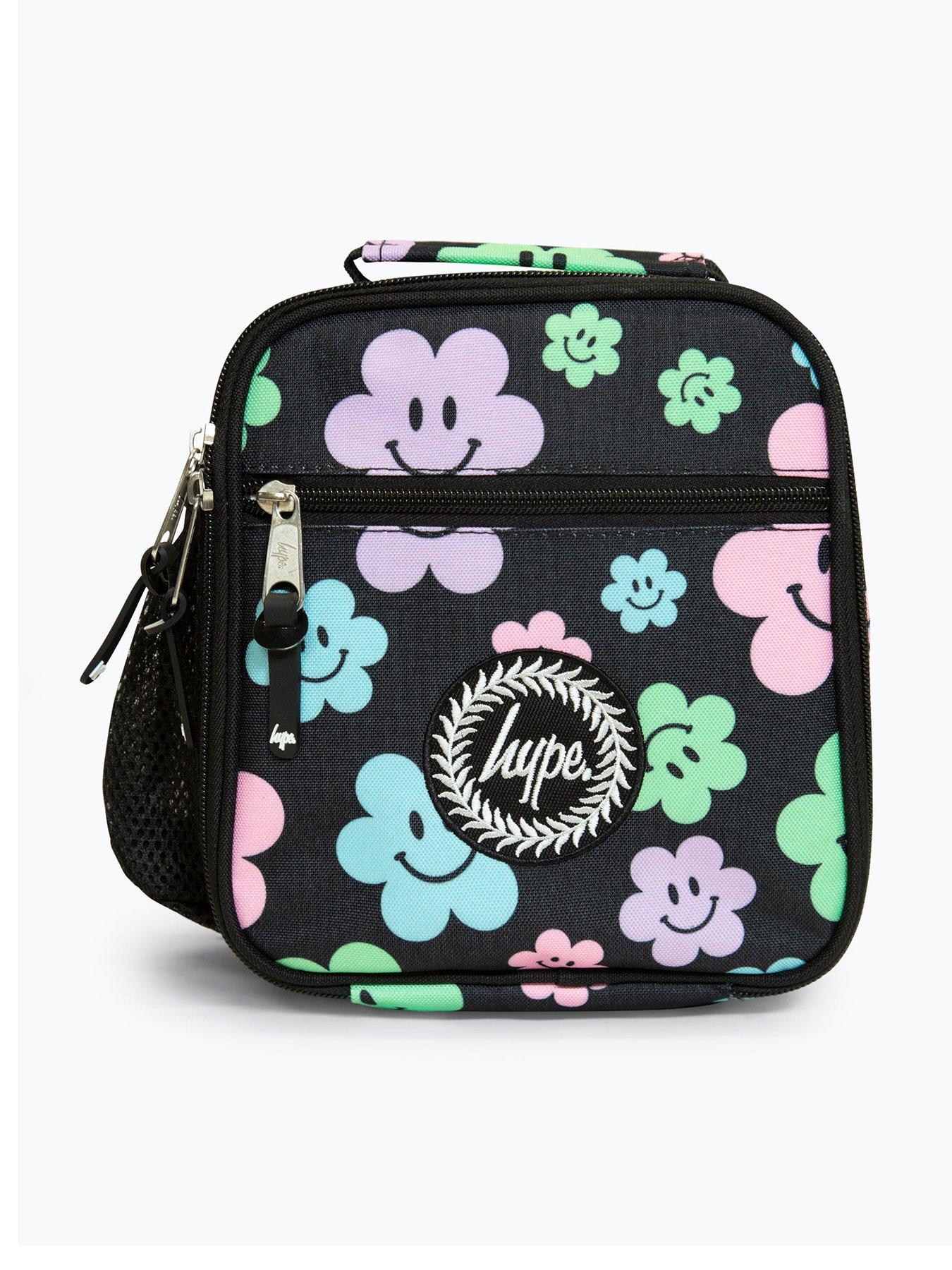 Hype Unisex Happy Flowers Lunch Box - Black