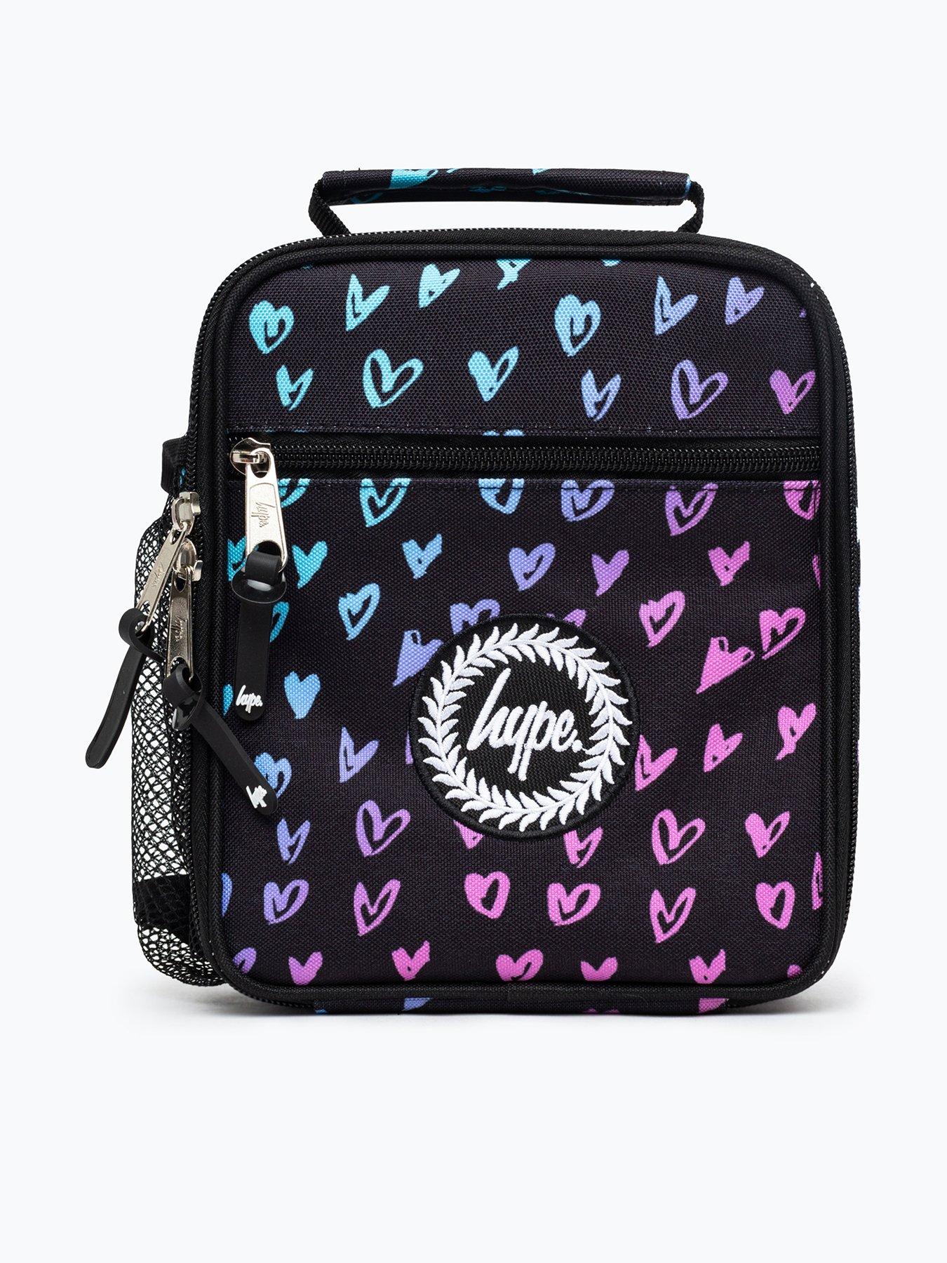 Hype Unisex Scribble Heart Crest Lunchbox - Pink