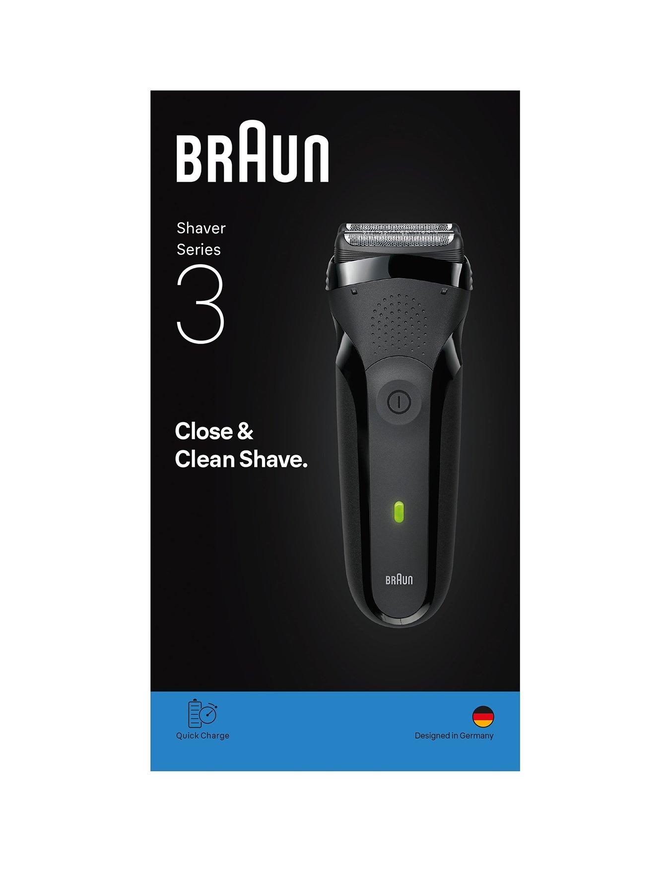 Image 1 of 3 of Braun Series 3 300 Electric Shaver &ndash; Black