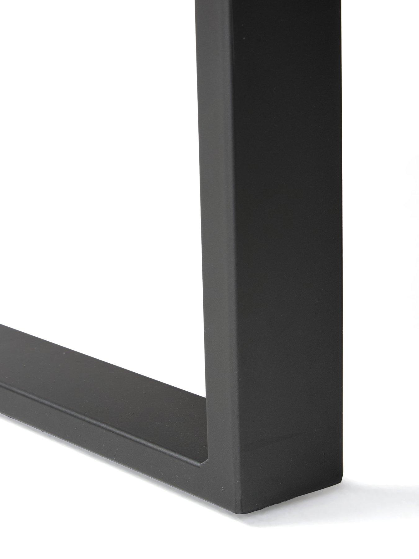 Image 6 of 6 of The Very Collection Bennett Ceramic Top Dining&nbsp;Table &amp; Boucle Bench&nbsp;Set - Black/Natural - FSC&reg; Certified