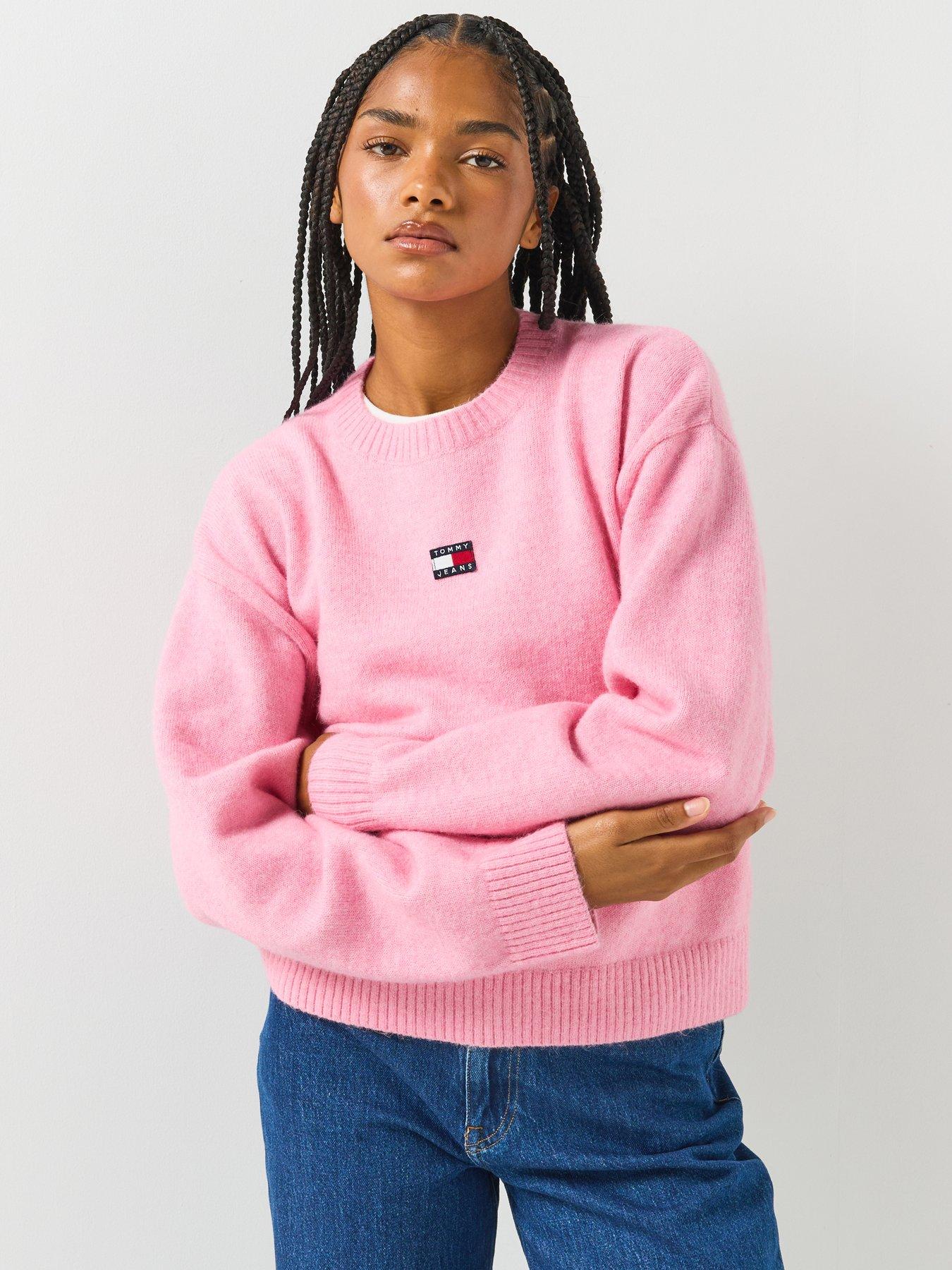Tommy Jeans Tjw Fluffy Badge Sweater Ext