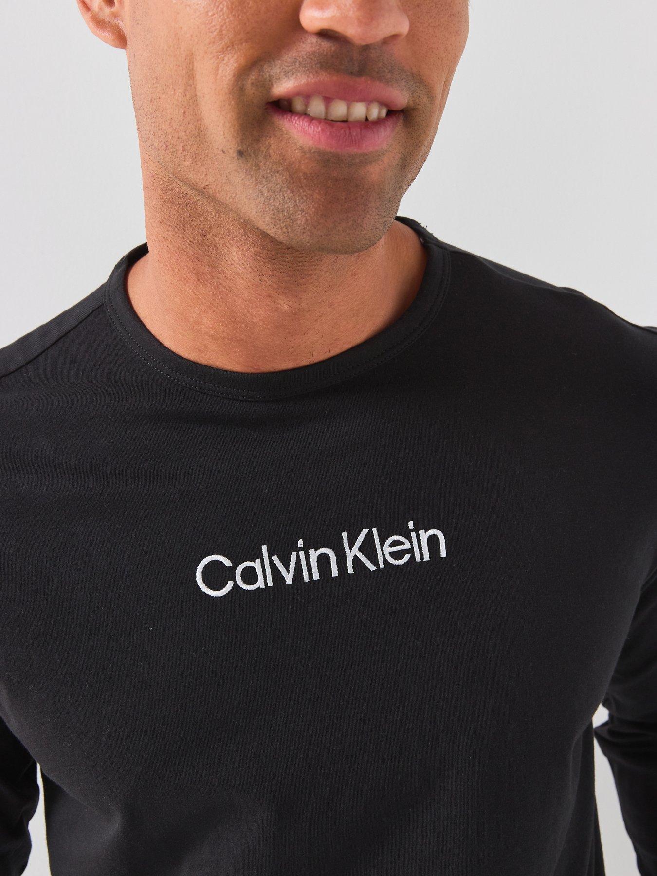Image 6 of 6 of Calvin Klein Long Sleeve Pyjama Set - Black