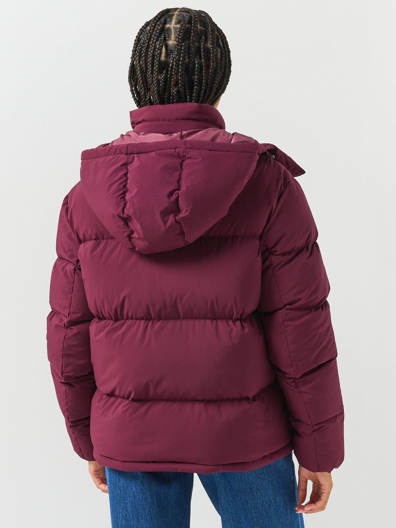 Image 2 of 6 of Tommy Jeans Relaxed Down Alaska Puffer Jacket - Red