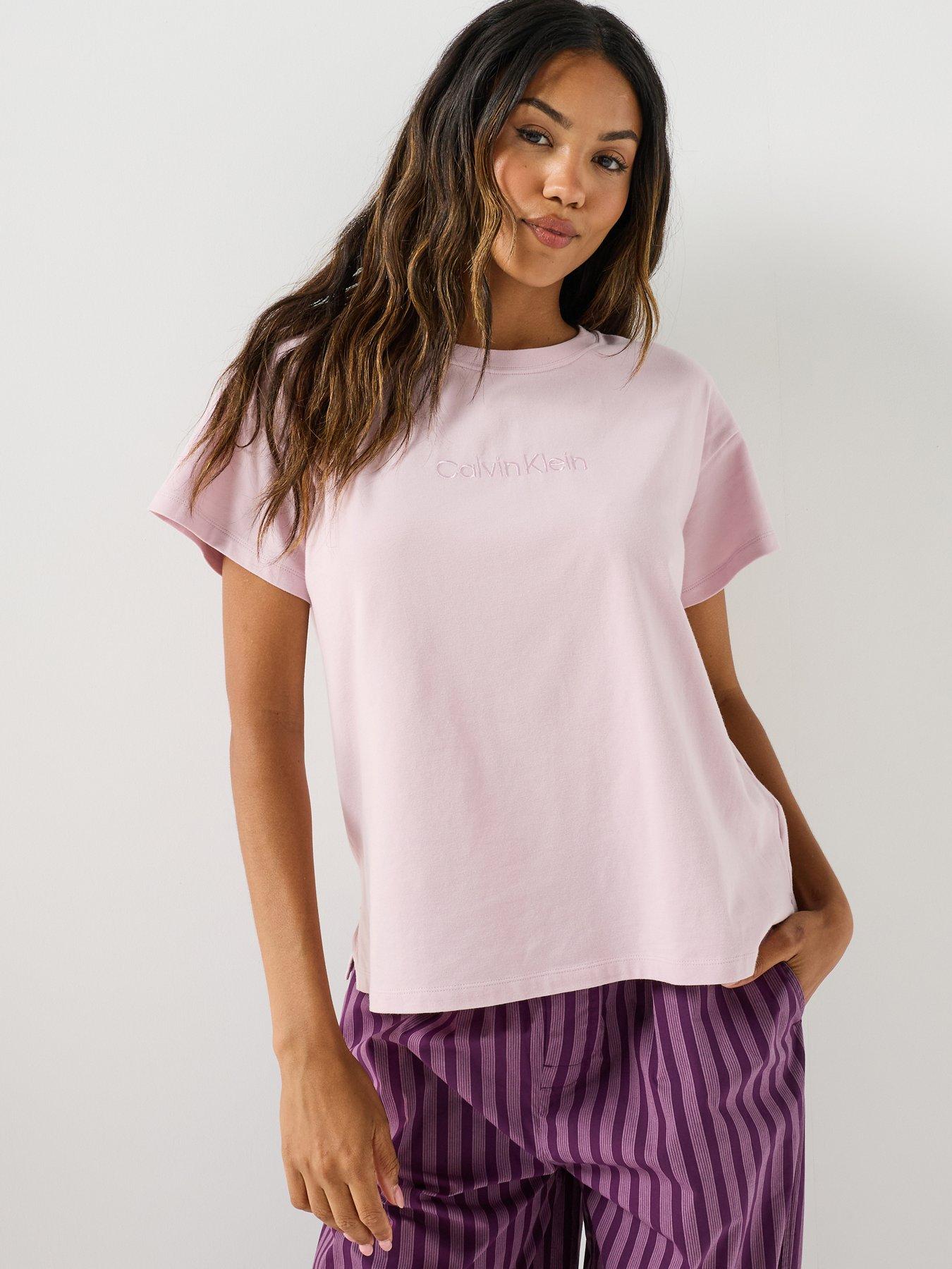 Calvin Klein Relaxed T-Shirt - Purple