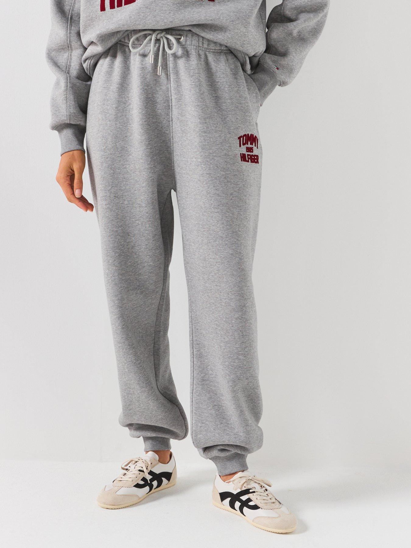 Image 1 of 6 of Tommy Hilfiger Varsity Flock Cuff Mr Swtpants