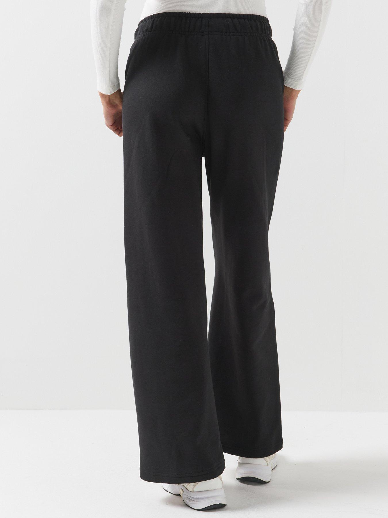 Image 2 of 6 of Calvin Klein Jeans Monogram Terry Contrast Piping Joggging Bottoms - Black