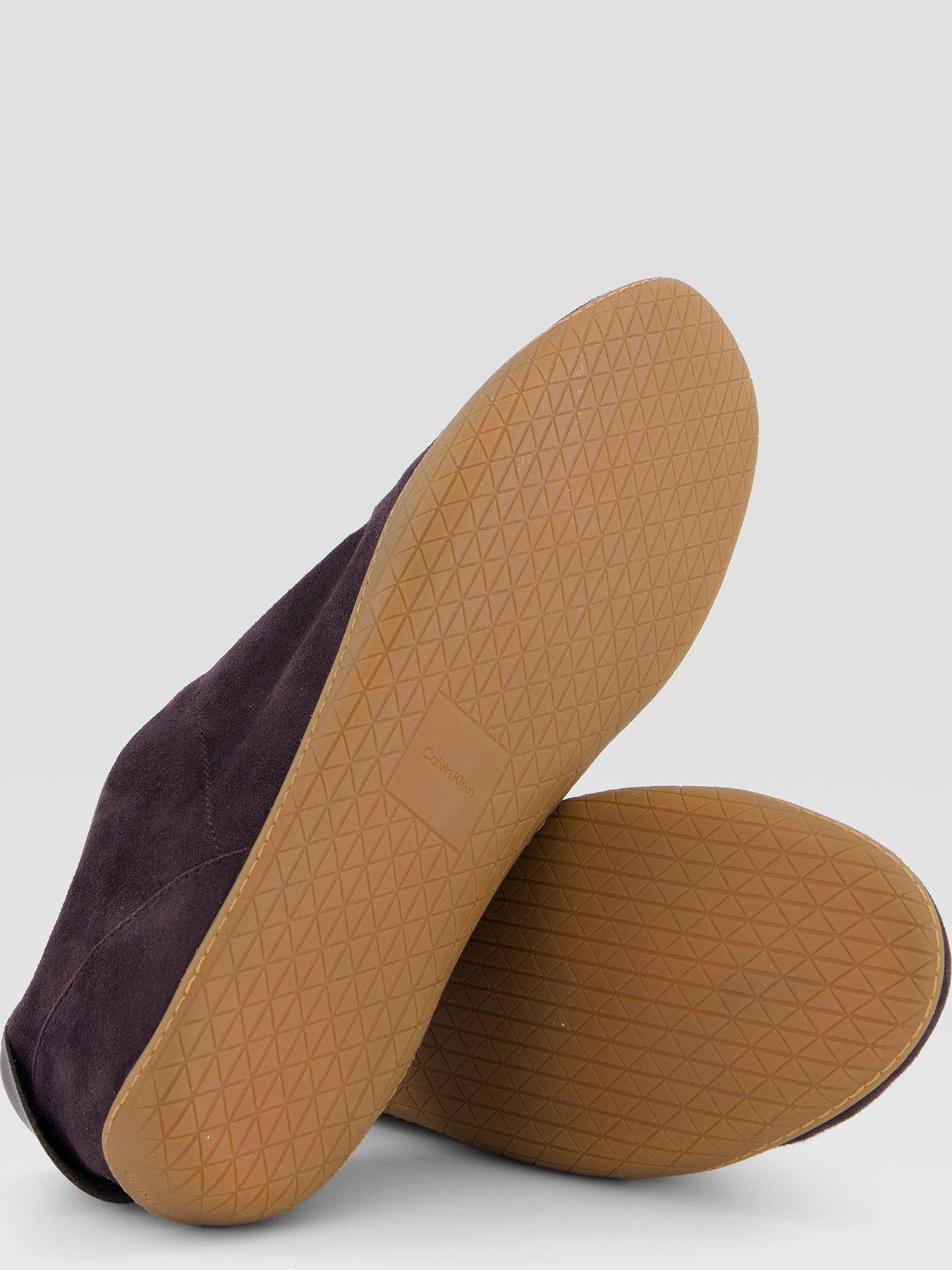 Image 4 of 7 of Calvin Klein Suede Hybrid Ballet Trainers - Brown