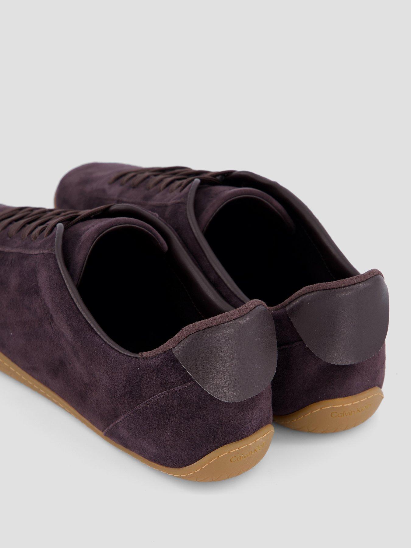 Image 5 of 7 of Calvin Klein Suede Hybrid Ballet Trainers - Brown
