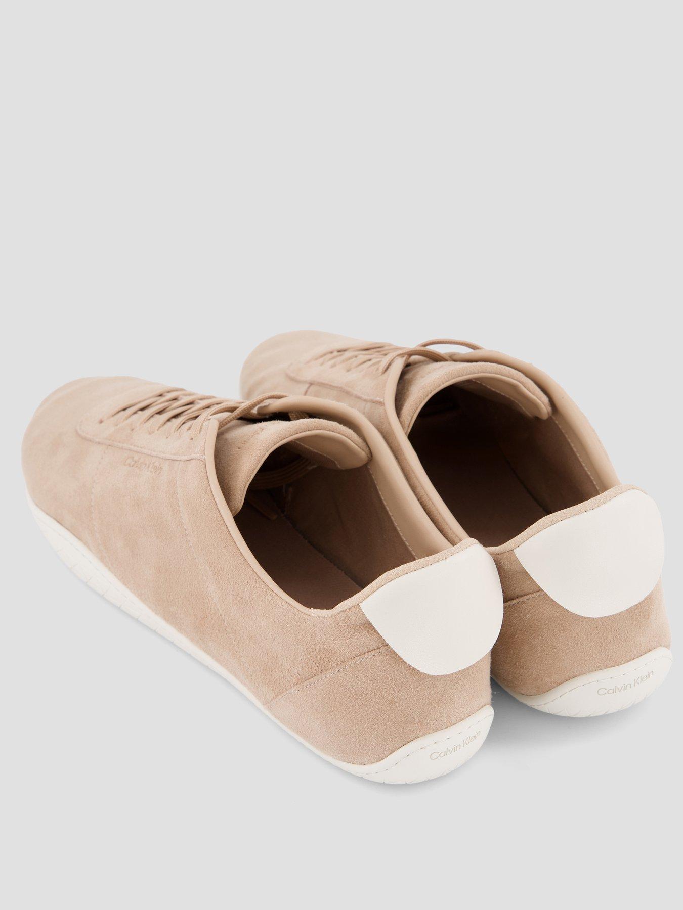 Image 5 of 7 of Calvin Klein Suede Hybrid Ballet Trainers - Cream