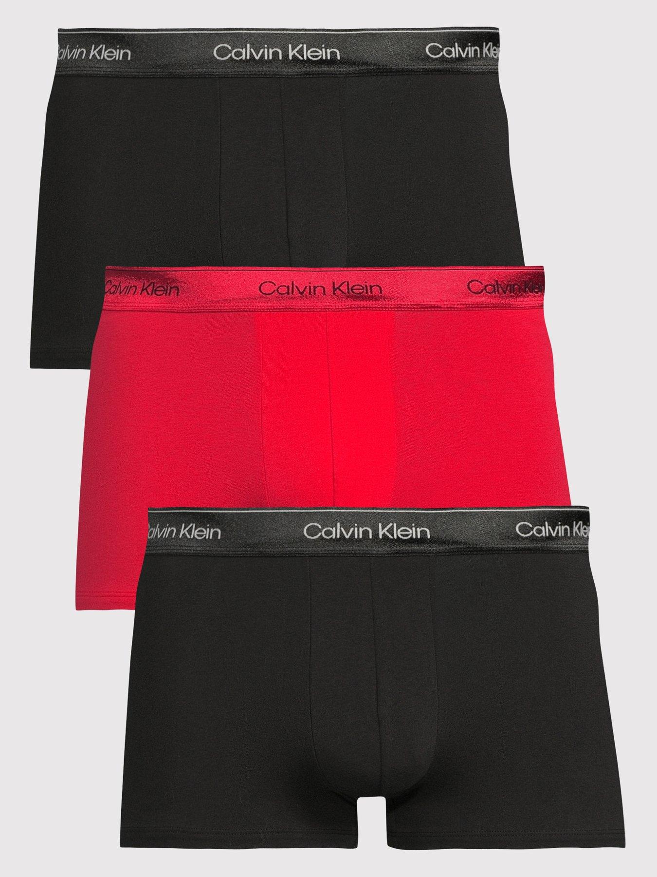 Image 1 of 3 of Calvin Klein 3 Pack Trunks - Assorted