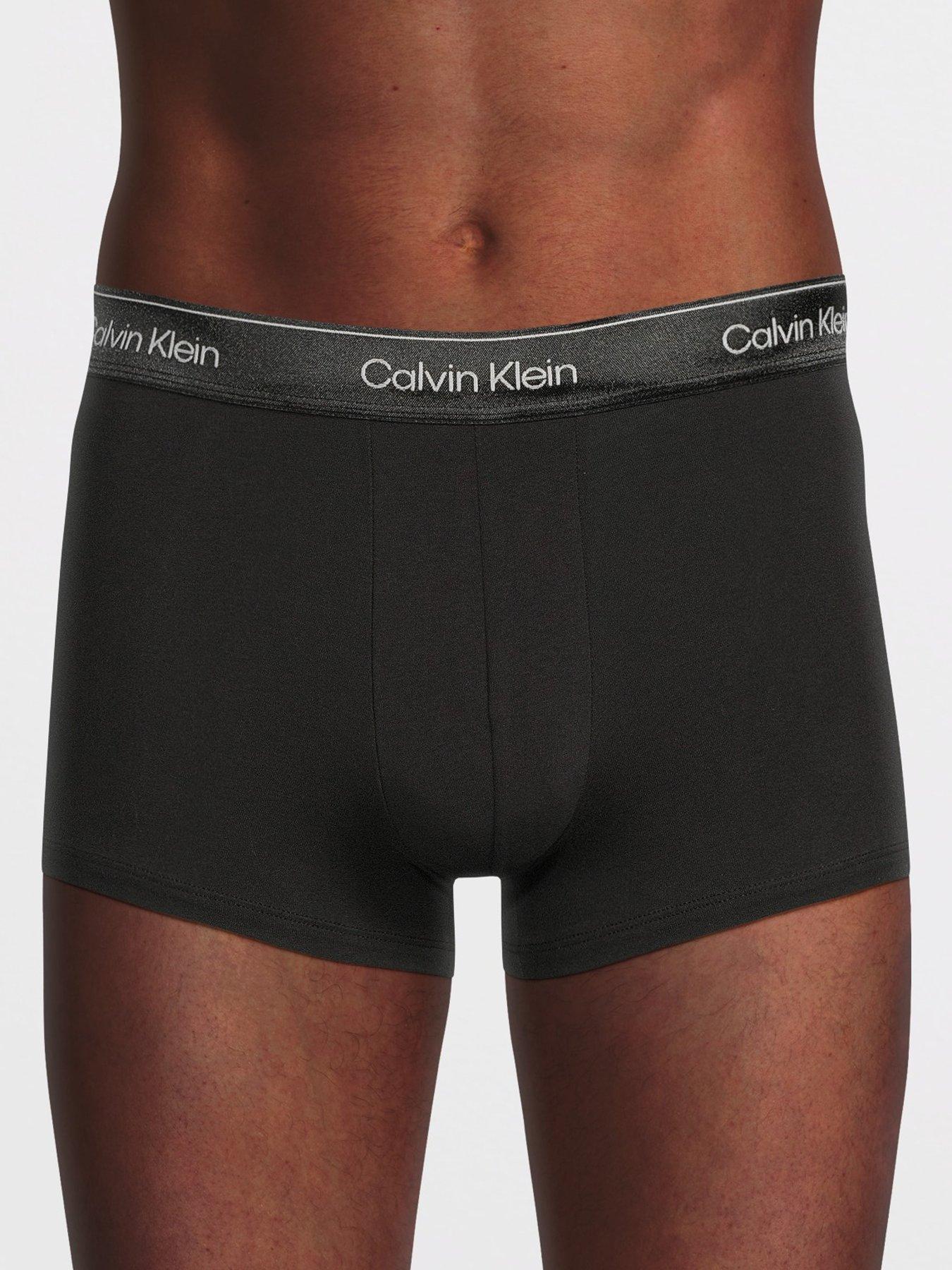 Image 2 of 3 of Calvin Klein 3 Pack Trunks - Assorted