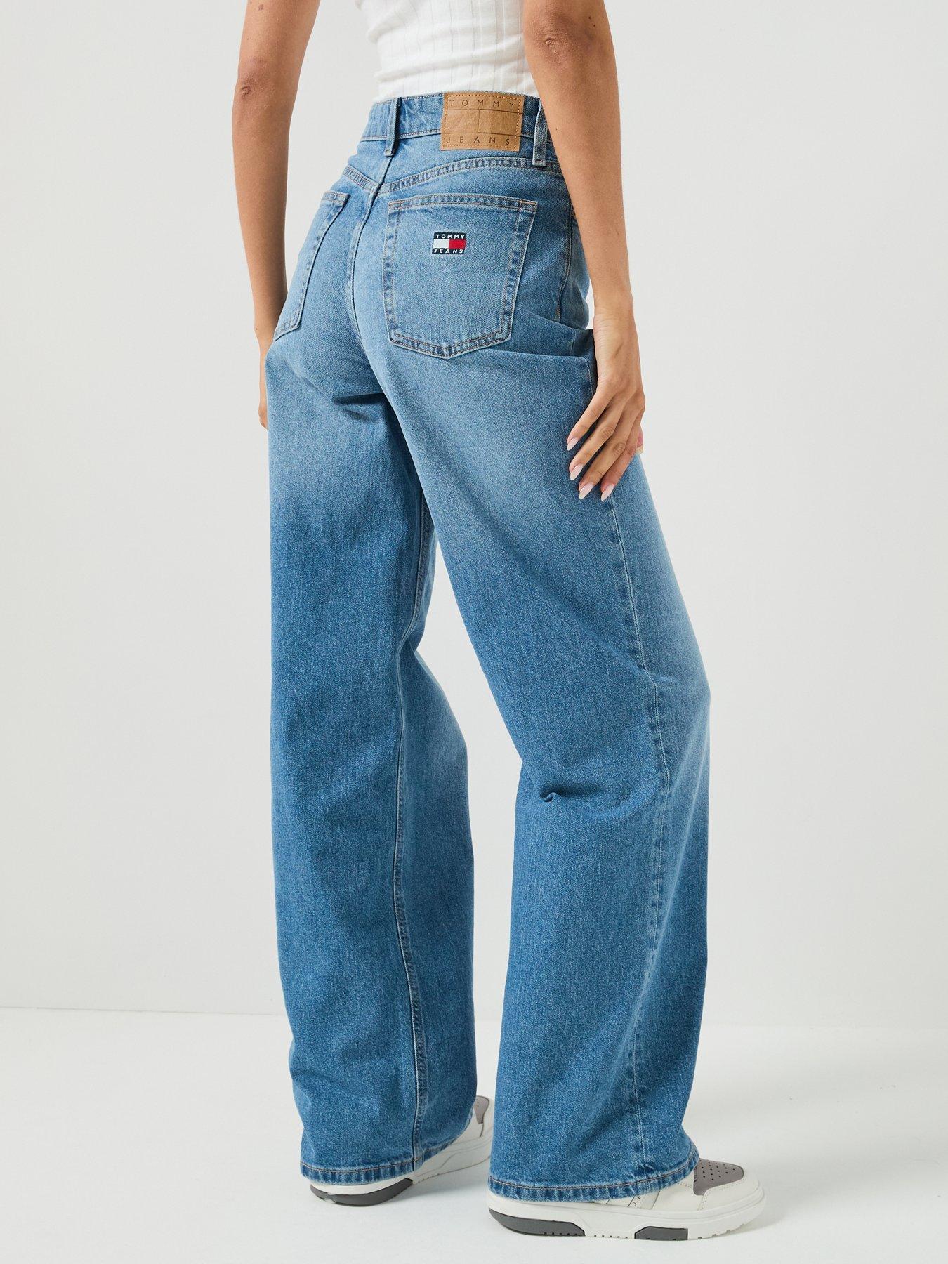 Image 2 of 5 of Tommy Jeans Claire High Rise Wide Jeans - Denim Light