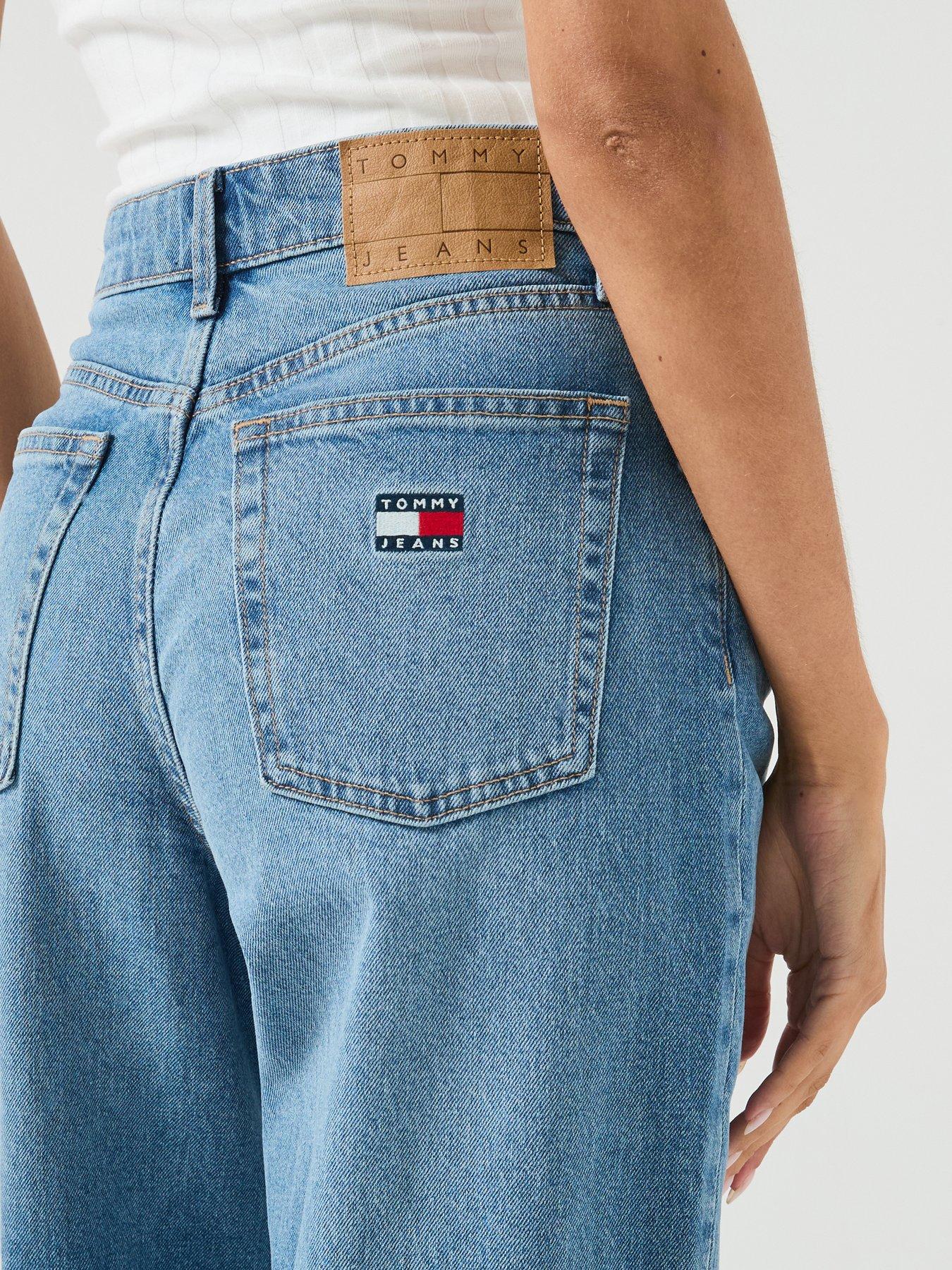 Image 4 of 5 of Tommy Jeans Claire High Rise Wide Jeans - Denim Light