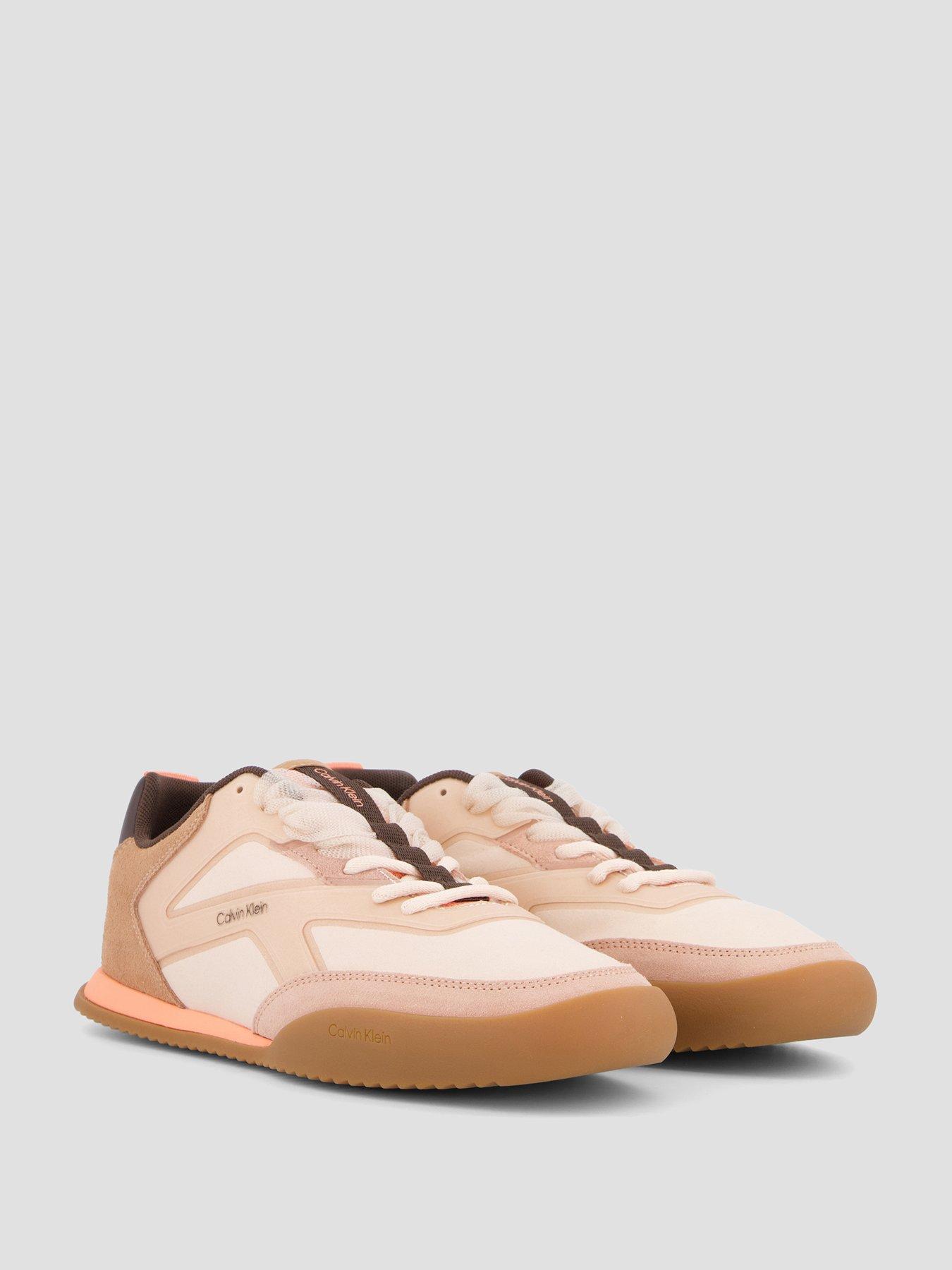 Image 6 of 7 of Calvin Klein Kayla Organza Runner Trainers - Brown