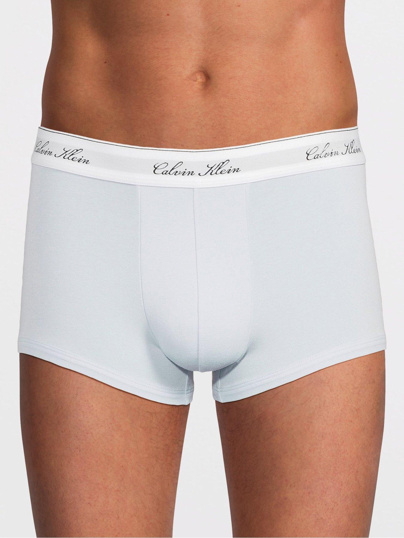 Image 2 of 3 of Calvin Klein 3 Pack Low Rise Trunks - Assorted