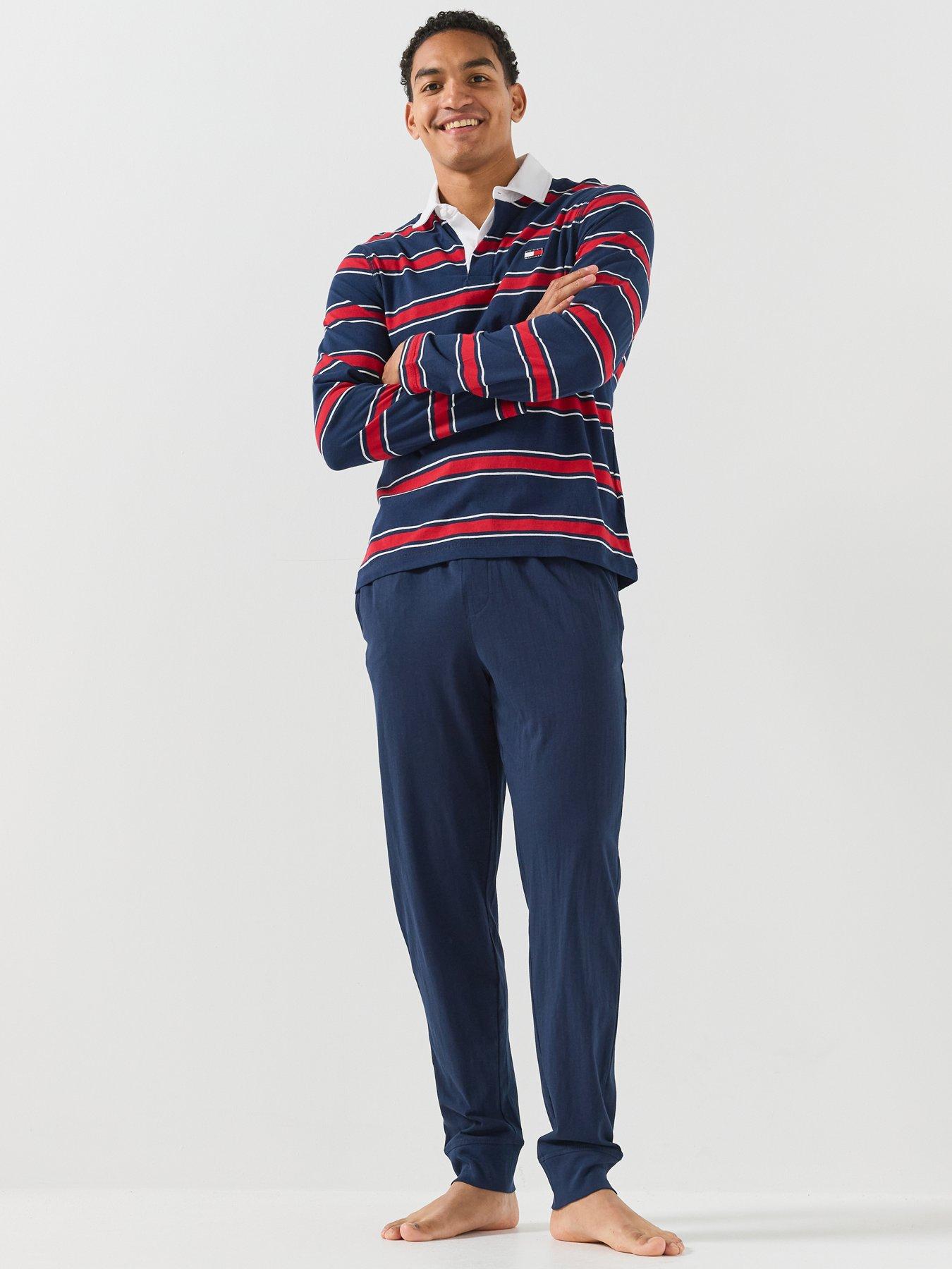 Image 3 of 6 of Tommy Hilfiger Rugby Polo Pyjama Set - Navy