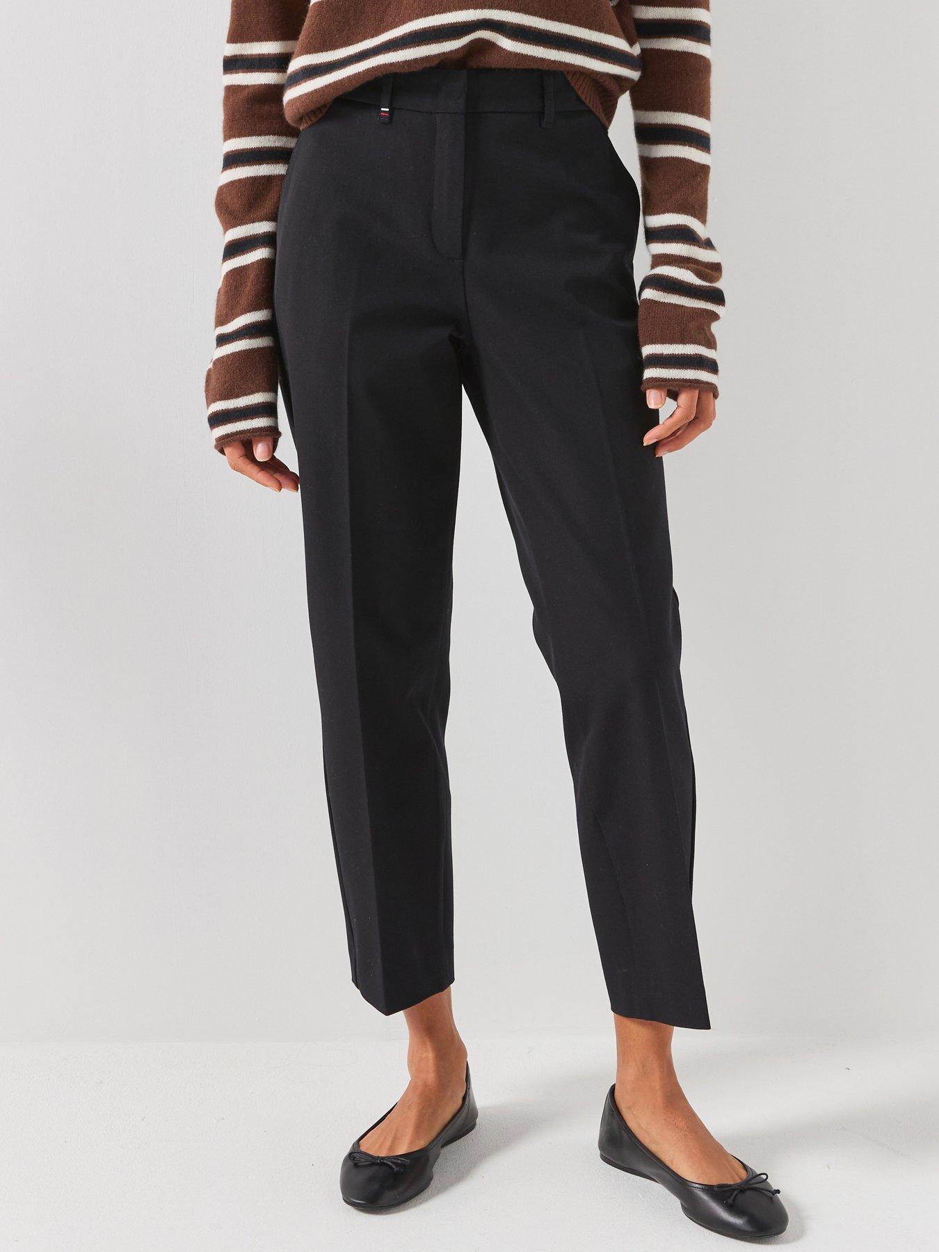 Tommy Hilfiger Gabardine Slim Straight - Black
