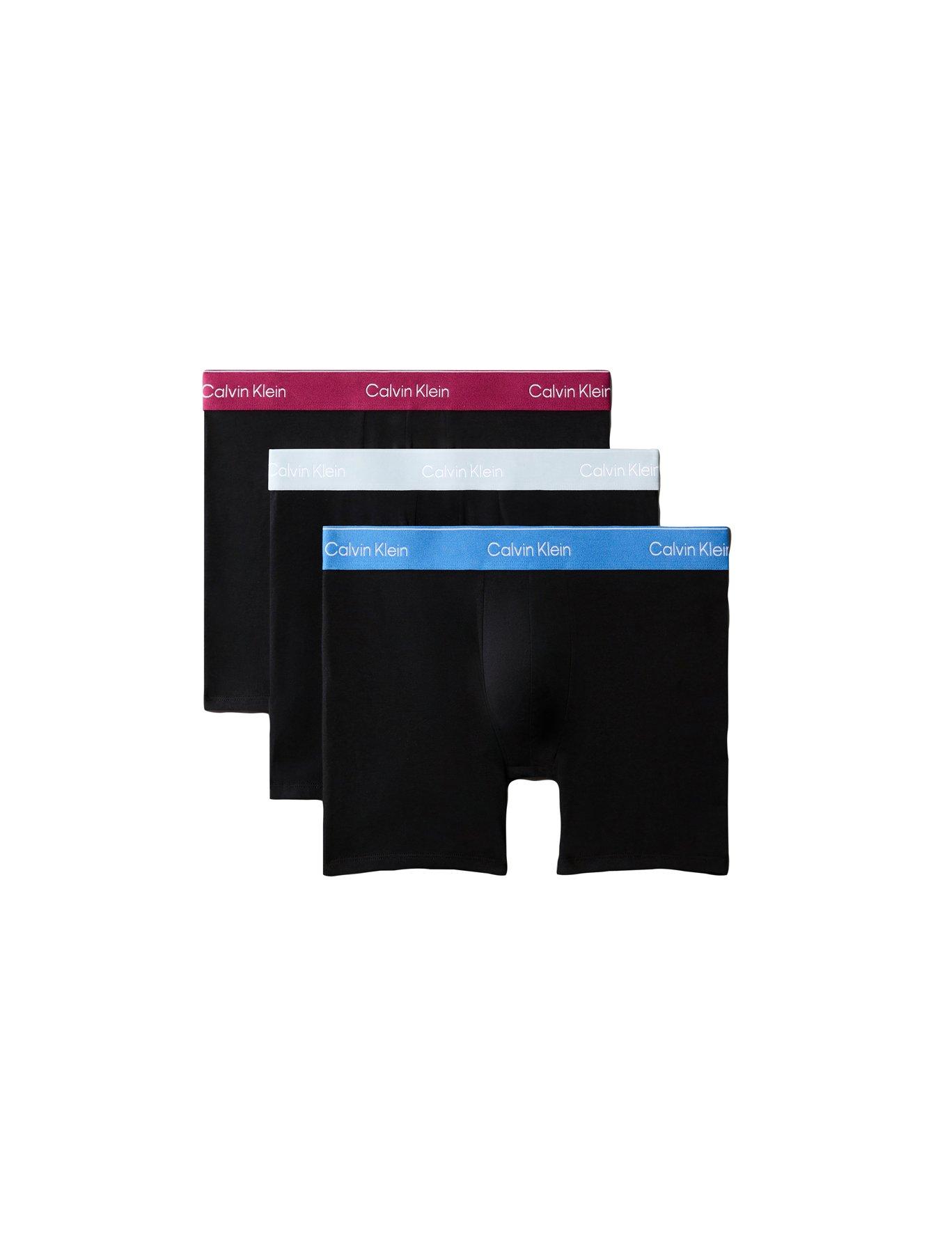 Calvin Klein 3 Pack Boxer Briefs - Black