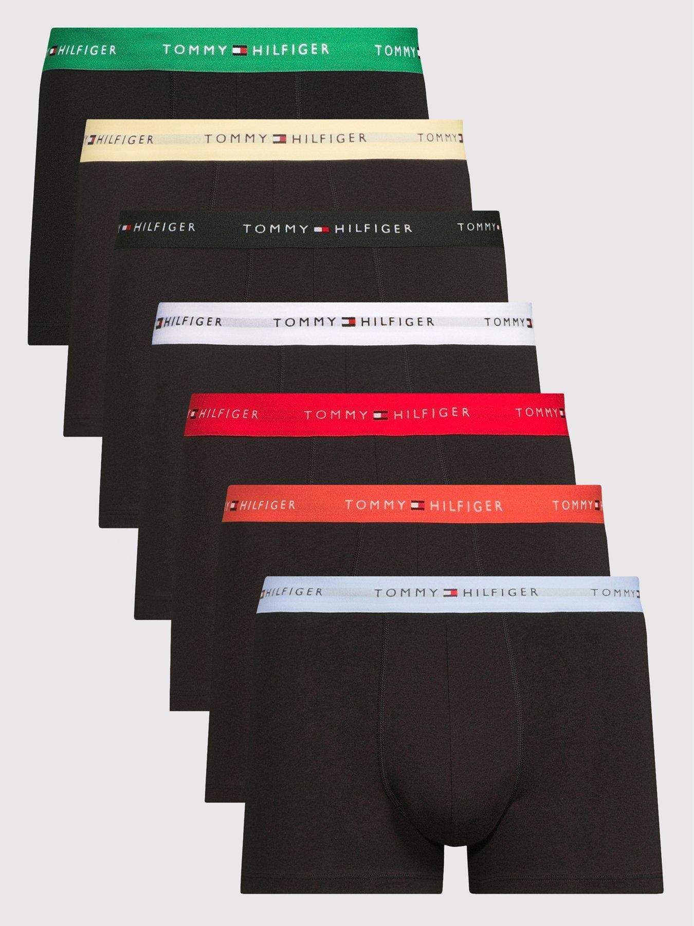 Image 1 of 4 of Tommy Hilfiger 7 Pack Trunks - Black