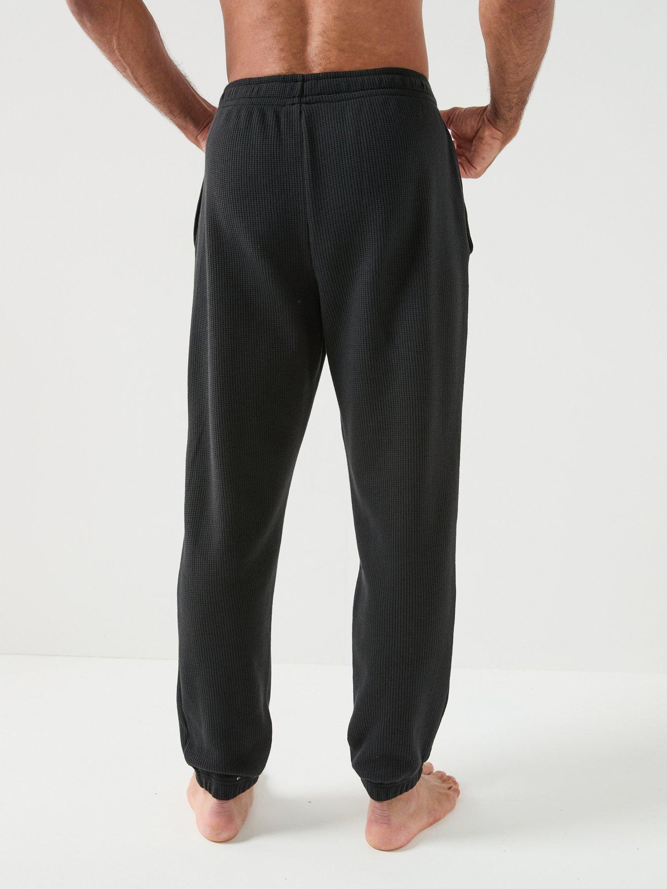 Image 2 of 6 of Calvin Klein Waffle Tracksuits - Black