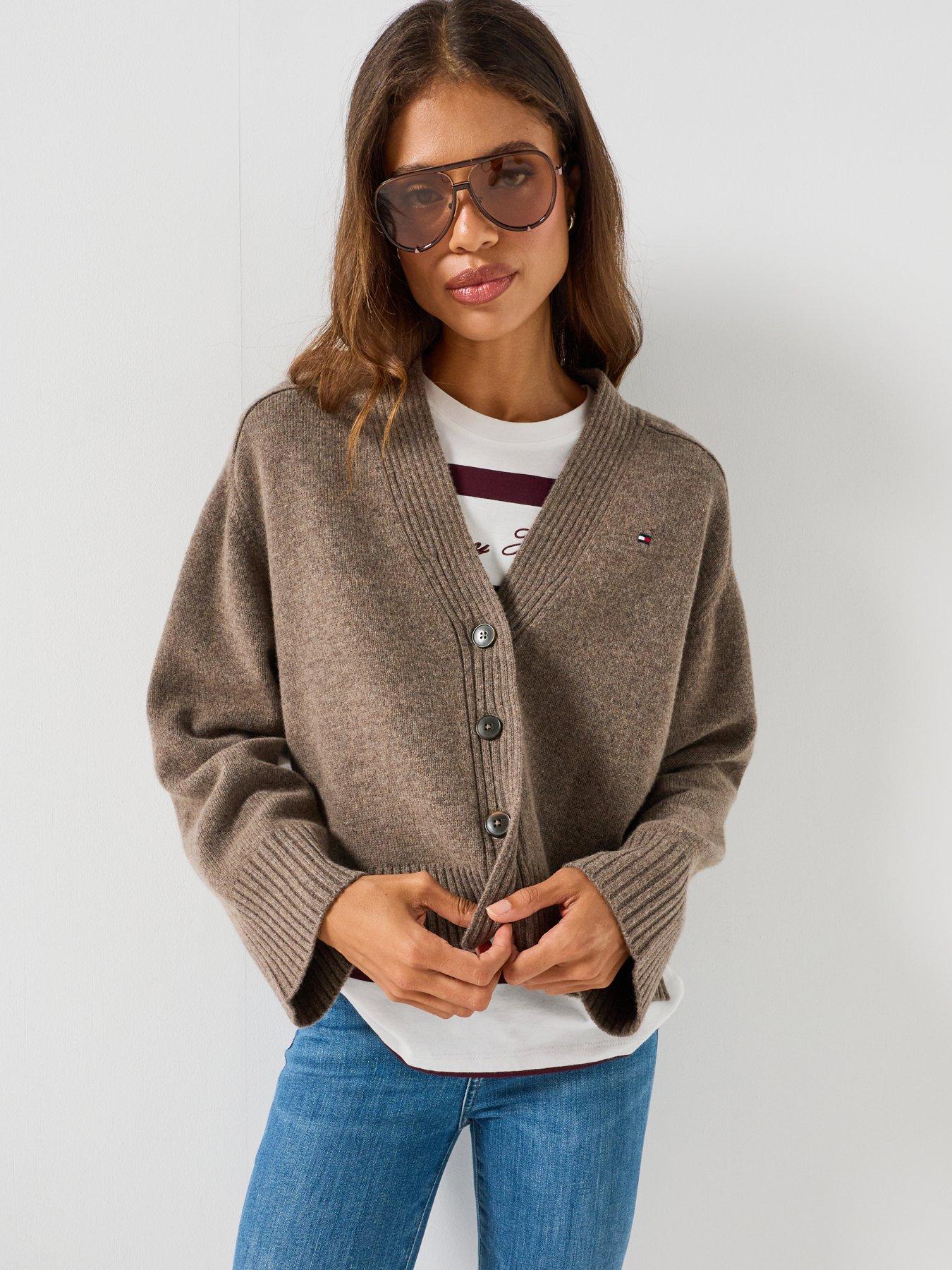 Image 5 of 6 of Tommy Hilfiger Soft Wool V-nk Cardigan Buttons