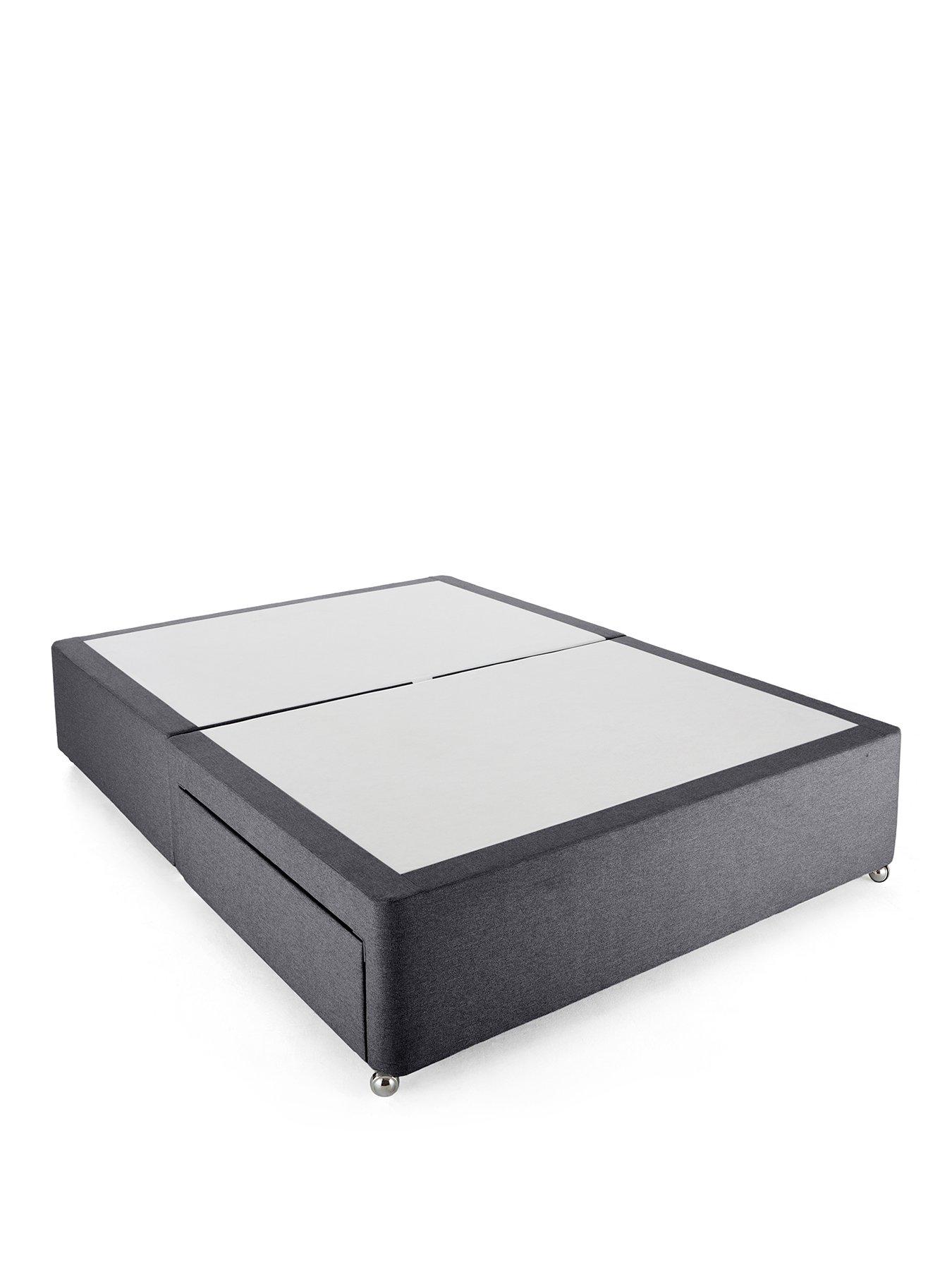 Image 2 of 5 of Shire Beds Chenille Upholstered Bed Base with a Choice of Storage Options