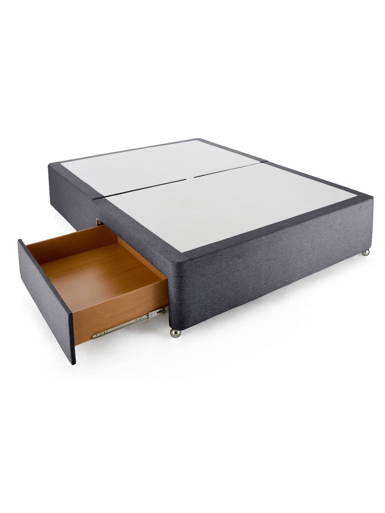 Image 3 of 5 of Shire Beds Chenille Upholstered Bed Base with a Choice of Storage Options