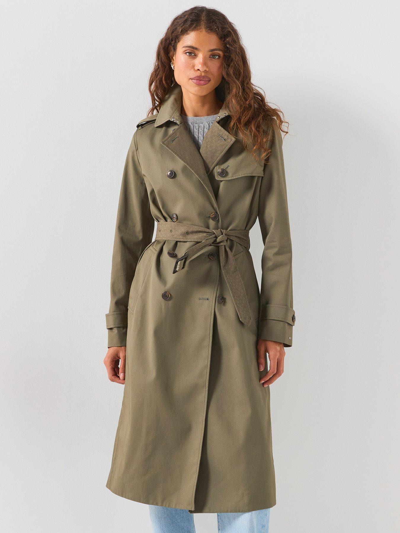 Tommy Hilfiger Cotton Monogram Trench