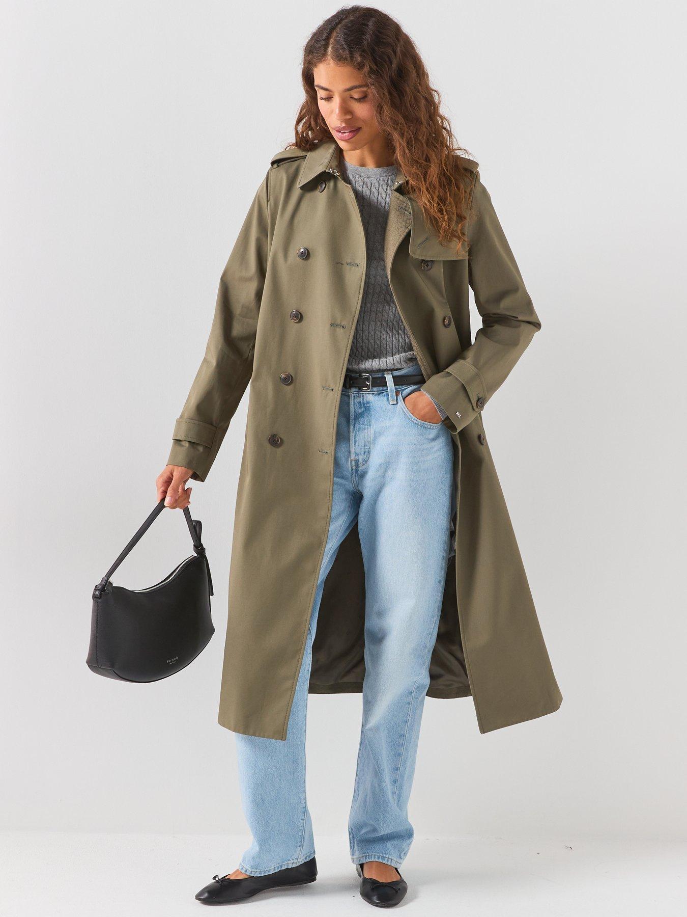 Image 3 of 6 of Tommy Hilfiger Cotton Monogram Trench