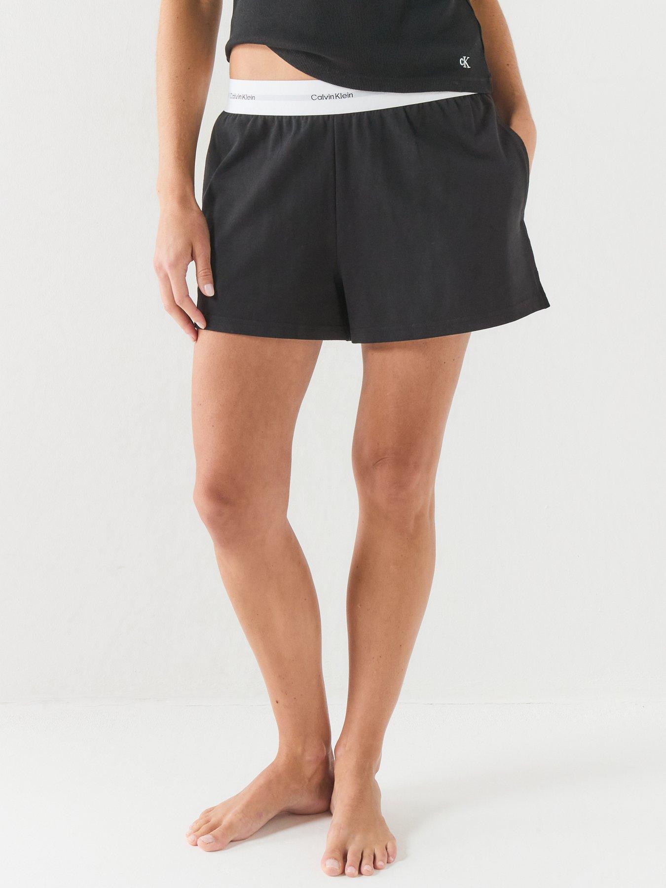 Calvin Klein Logo Jersey Short - Black