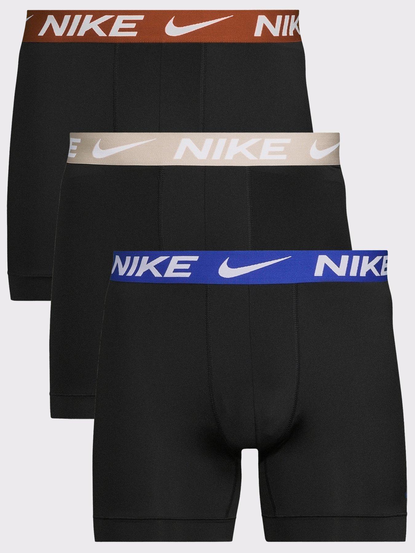 Nike Nike Essential Micro Fibre 3 Pack Boxer Brief - Black