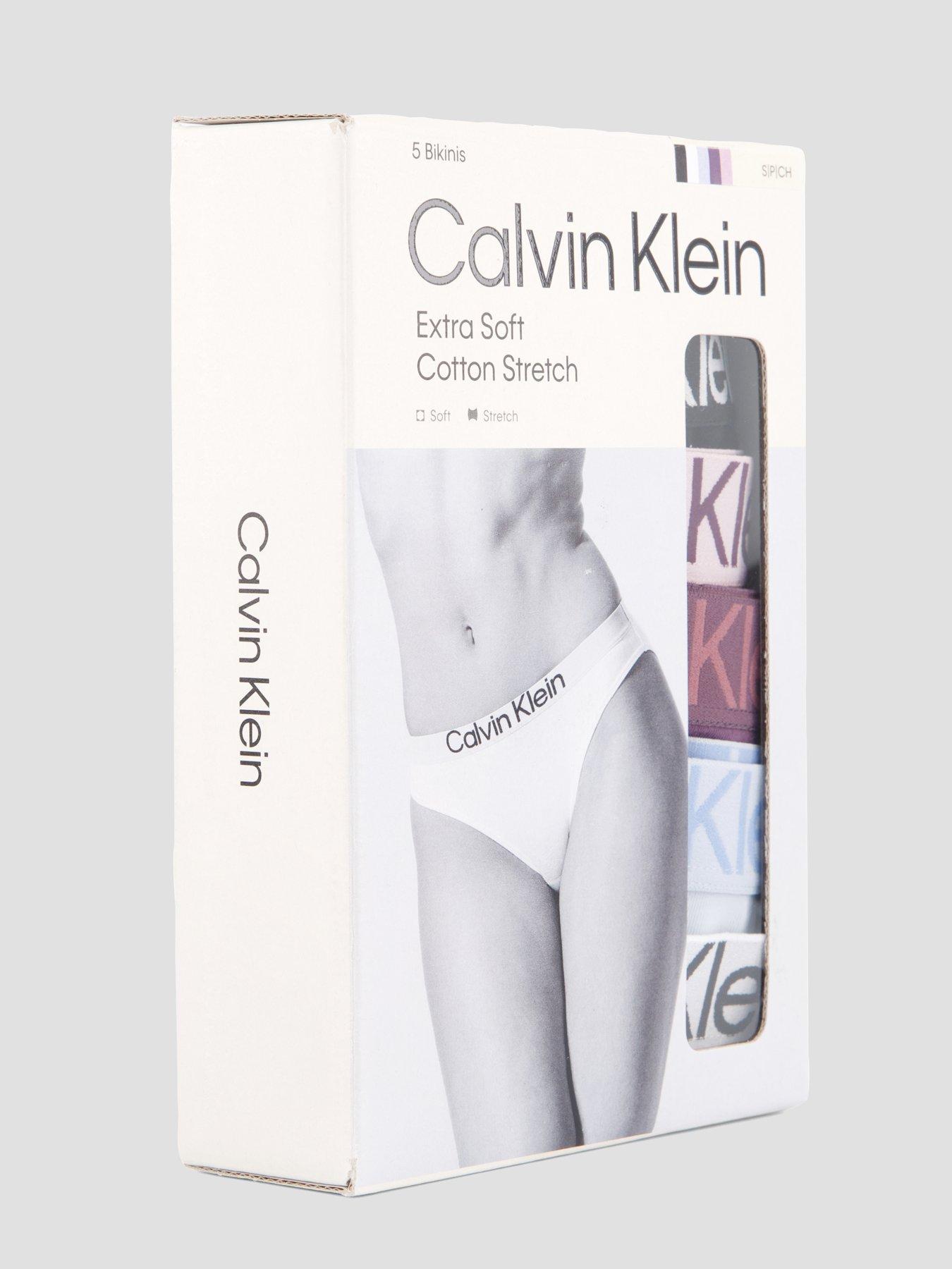 Image 6 of 6 of Calvin Klein 5 Pack Maximum Cotton Bikini Briefs - Multi