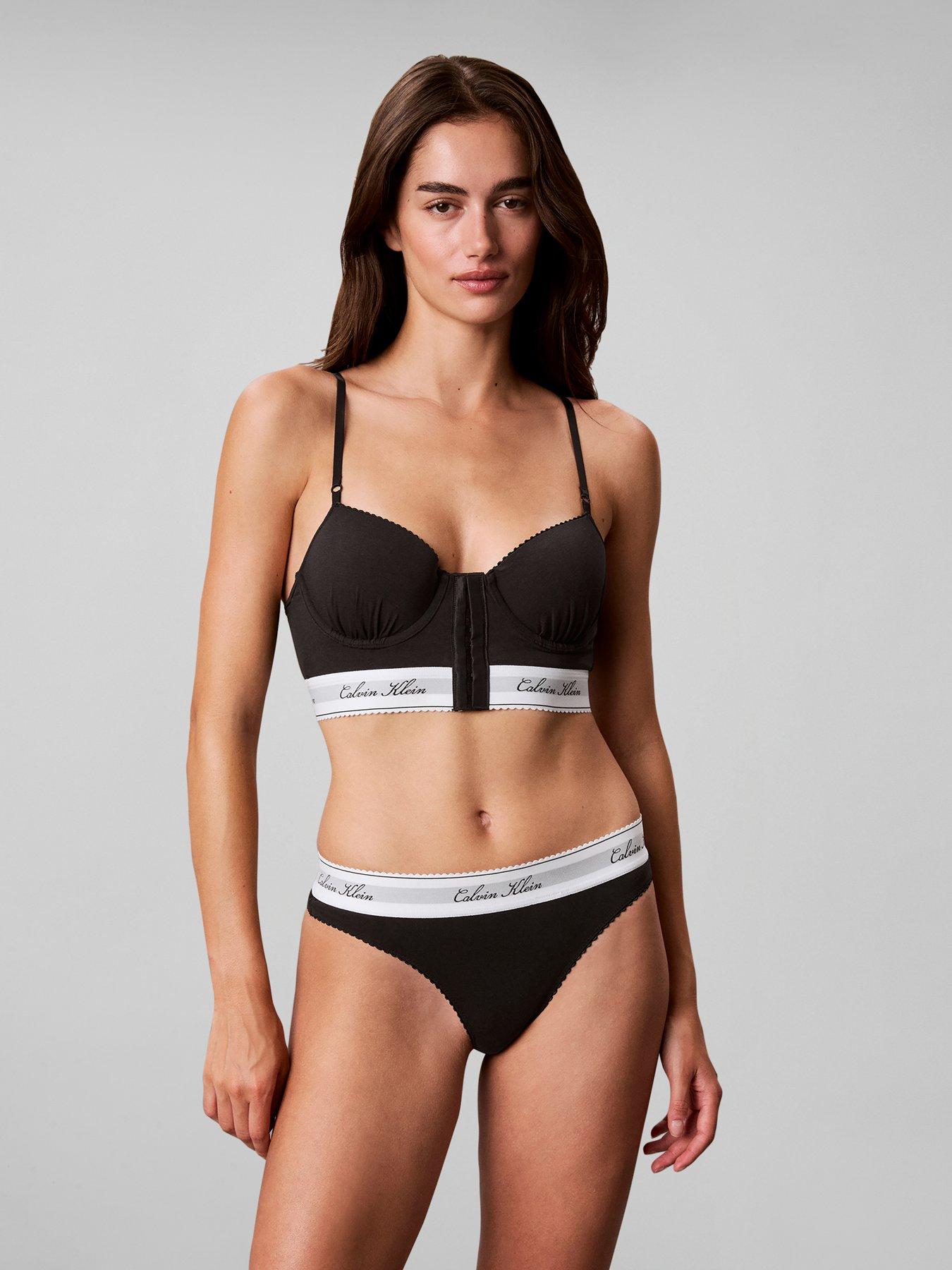 Calvin Klein Icon Cotton Modal Bikini Briefs - Black