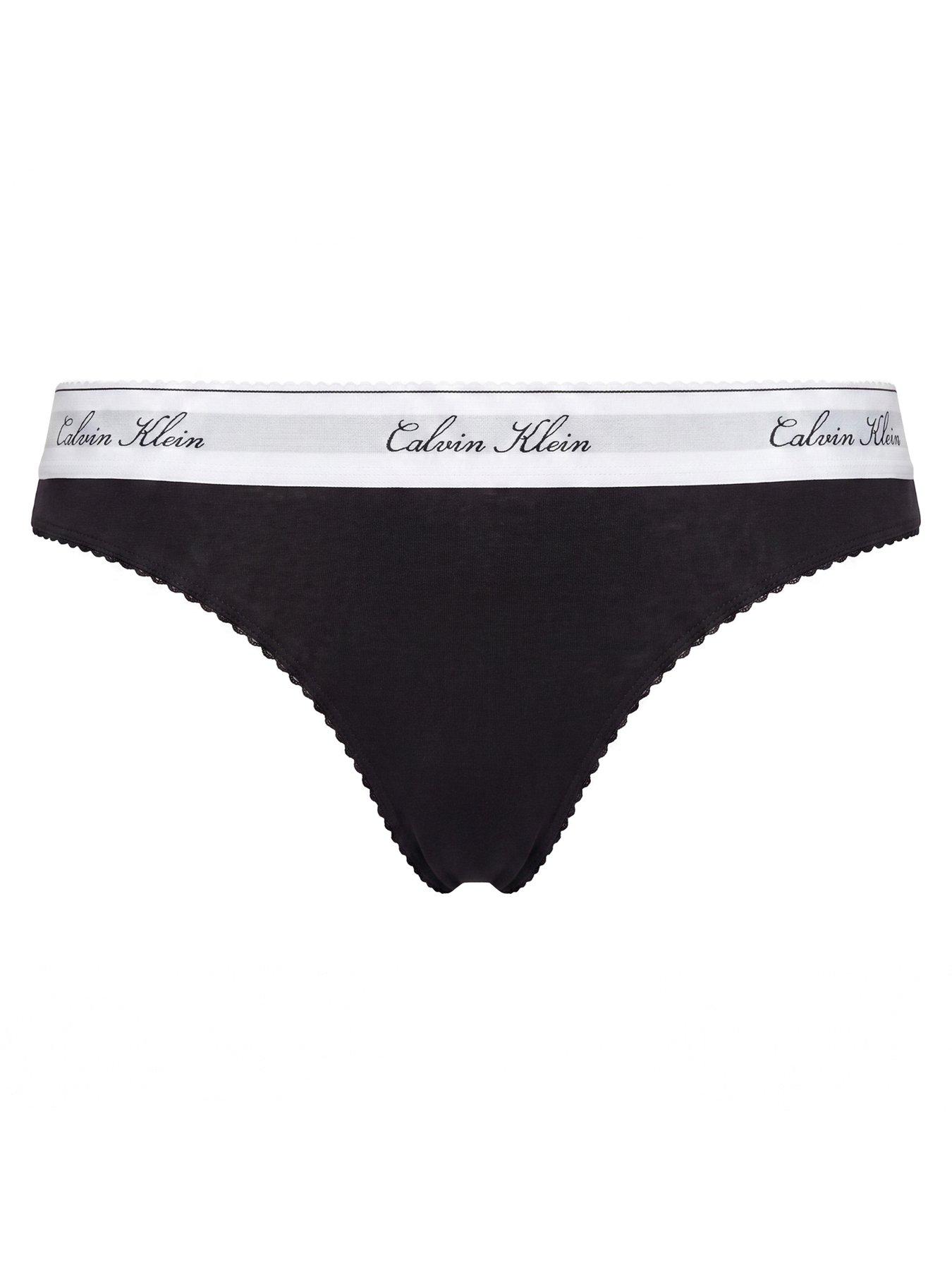 Image 6 of 6 of Calvin Klein Icon Cotton Modal Bikini Briefs - Black