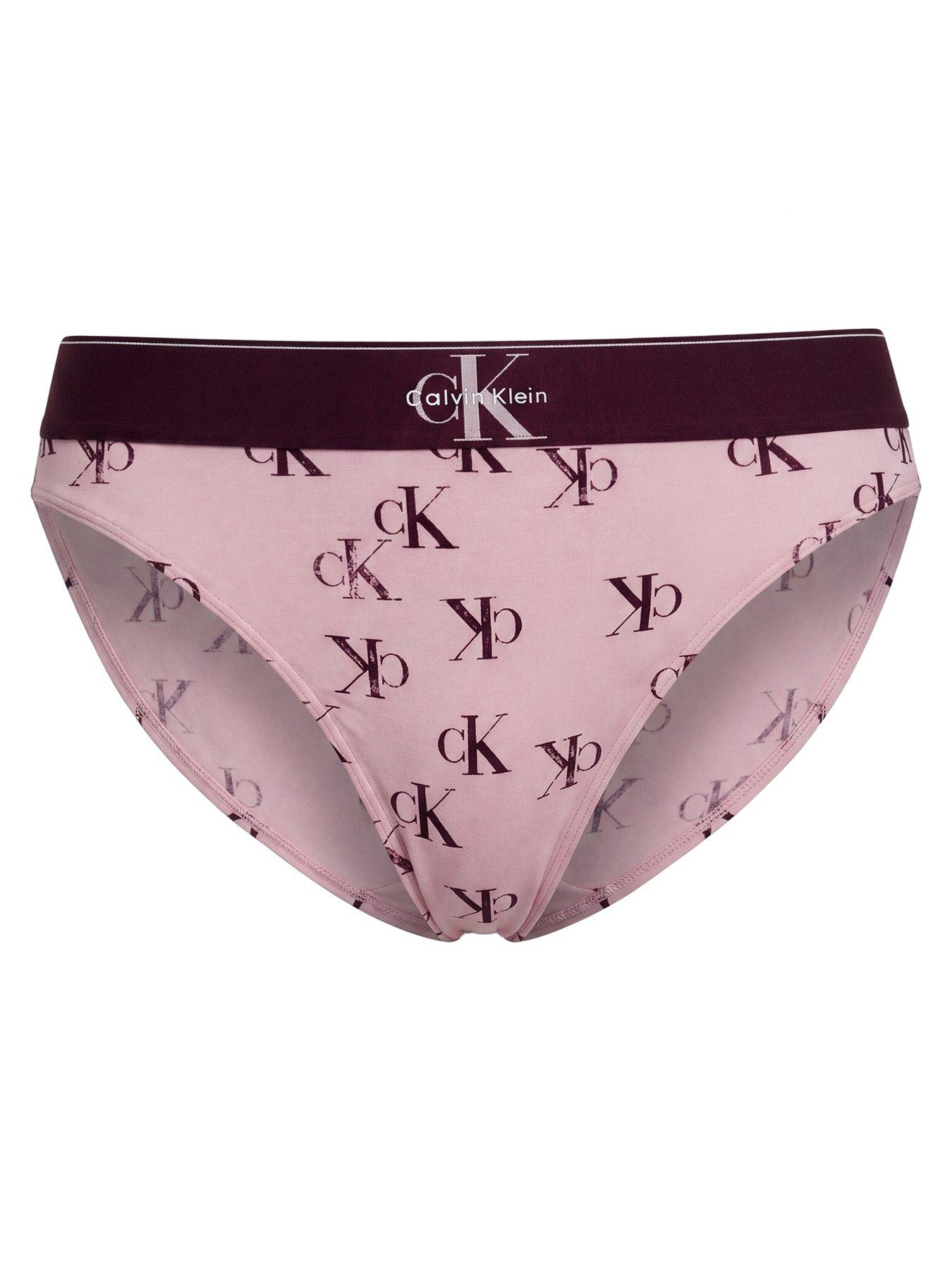 Image 6 of 6 of Calvin Klein Graphic Monogram High-rise Briefs - Pink