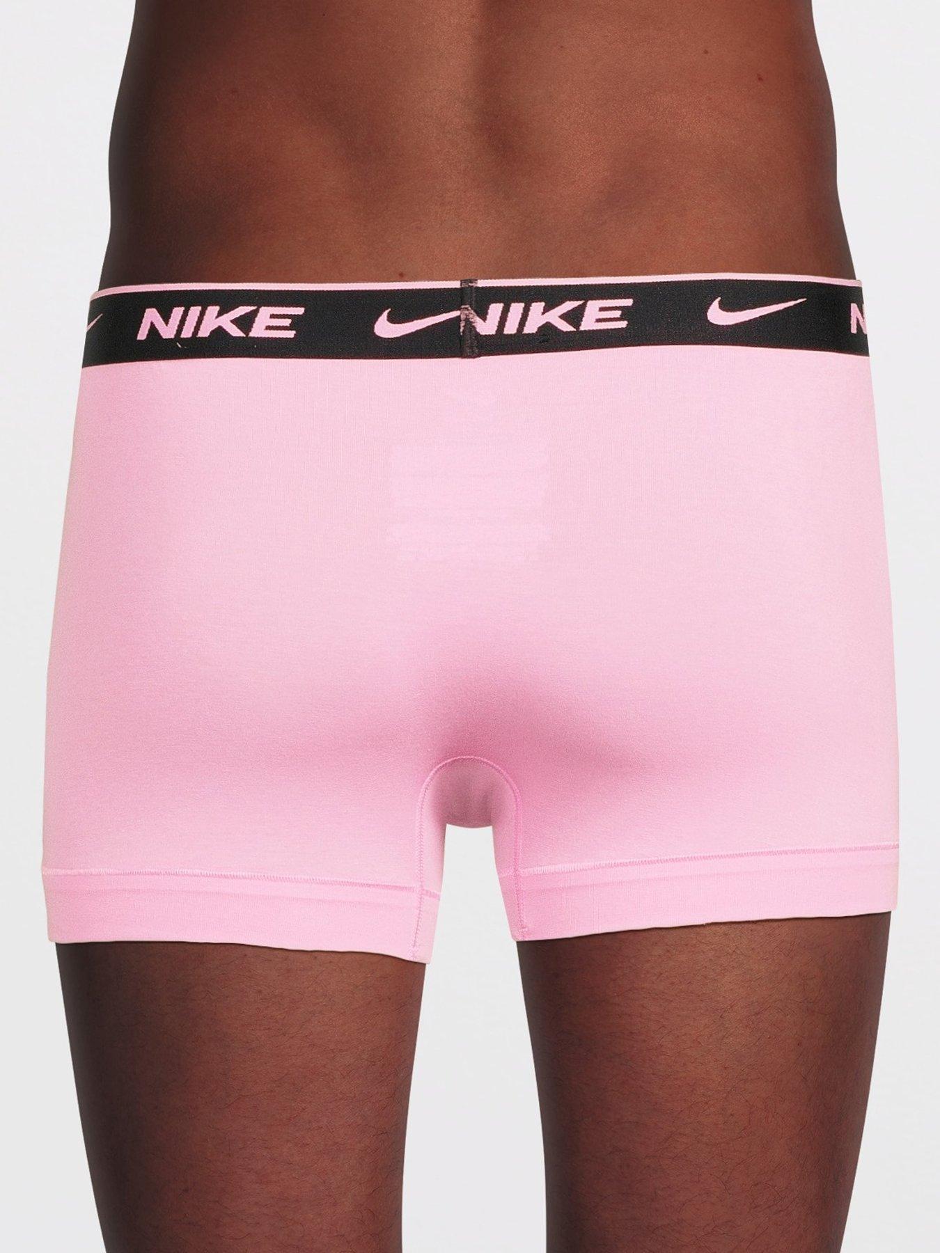 Image 3 of 3 of Nike Essential Cotton Stretch 3 Pack Trunks - Assorted