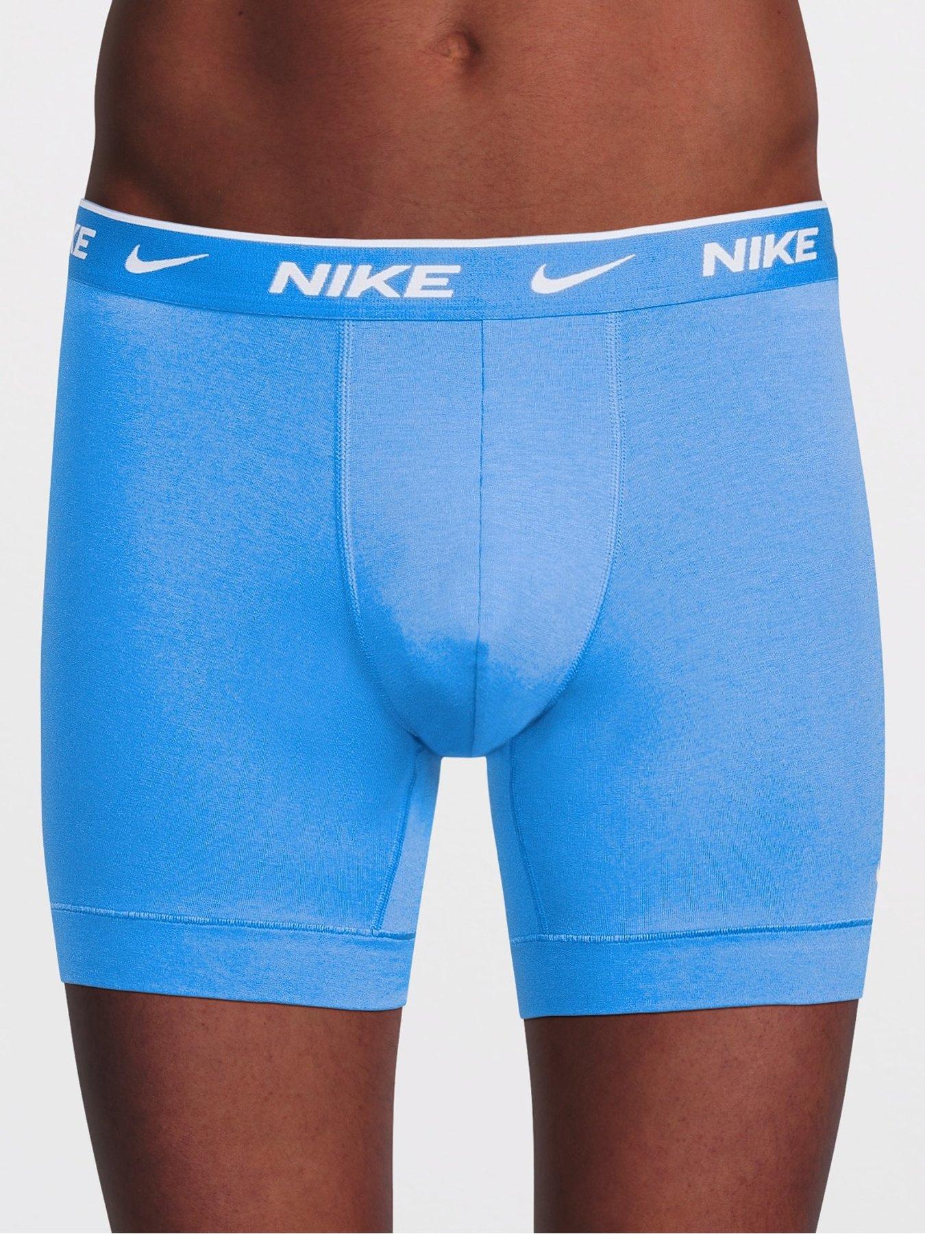 Image 2 of 3 of Nike Mens Essential Cotton Stretch 3 Pack Boxer Brief - Assorted