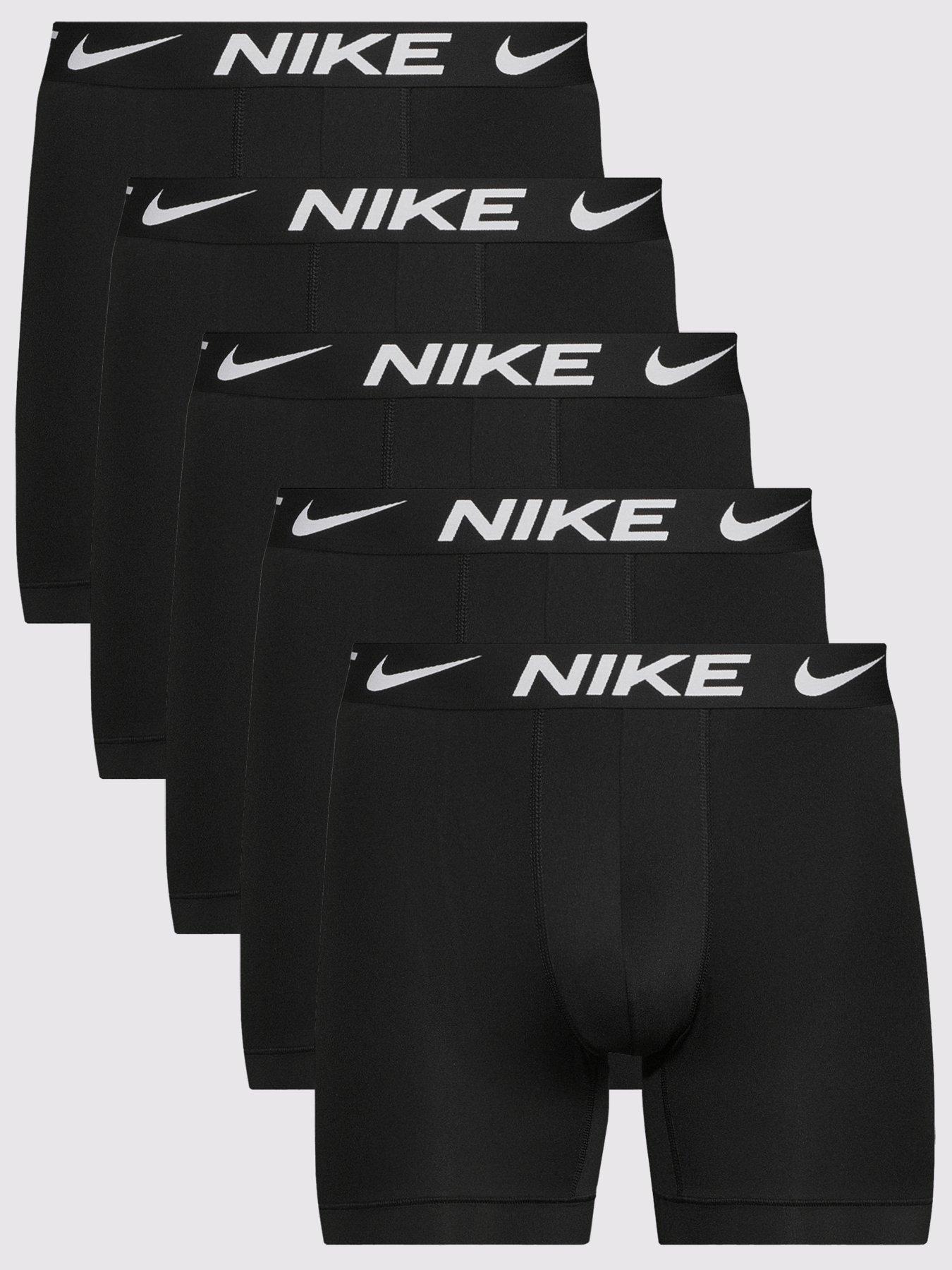 Nike Essential Micro Fibre 5 Pack Boxer Brief - Black