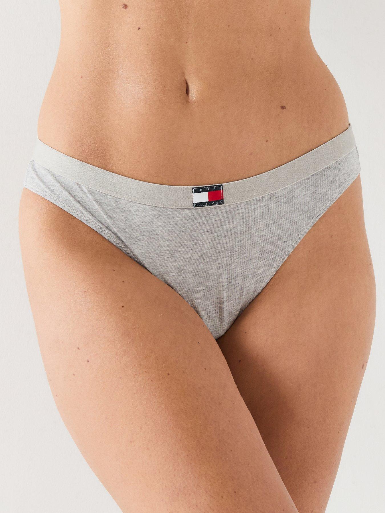 Image 2 of 6 of Tommy Hilfiger 3 Pack Thong - Black