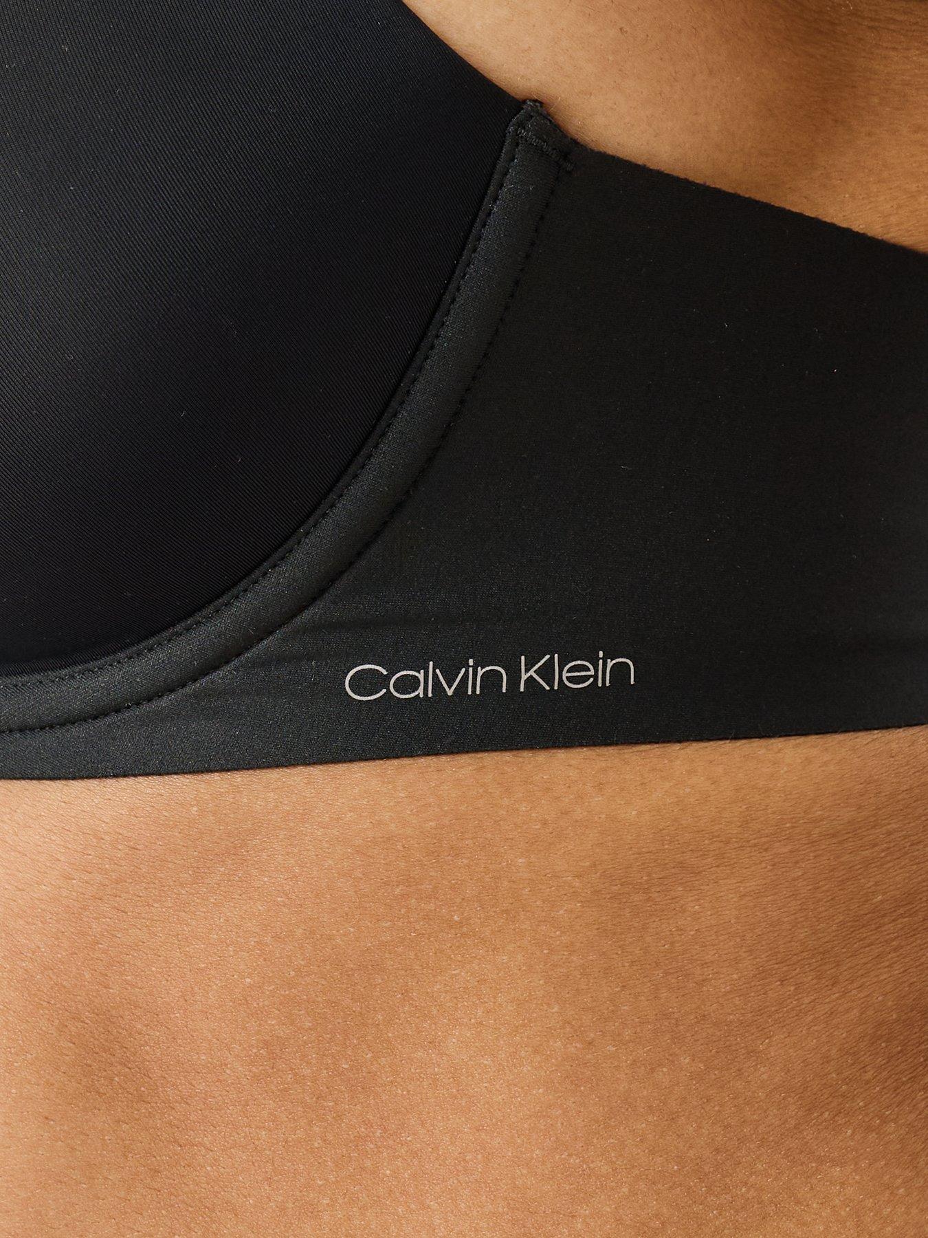 Image 5 of 5 of Calvin Klein Custom Lift Demi Bra Perfectly Fit - Black