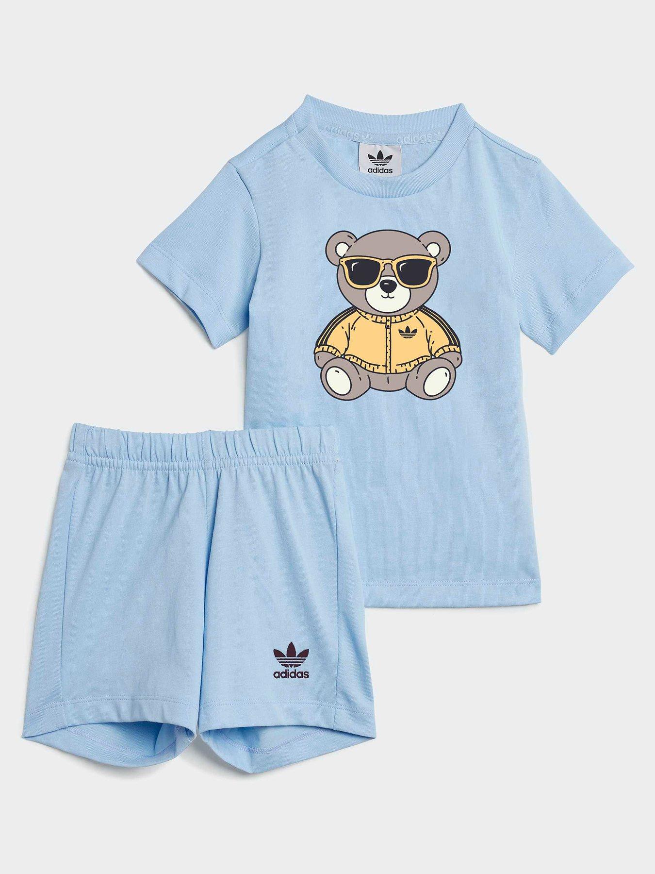 adidas Originals Toddler Boys Teddy Bear Set - Blue